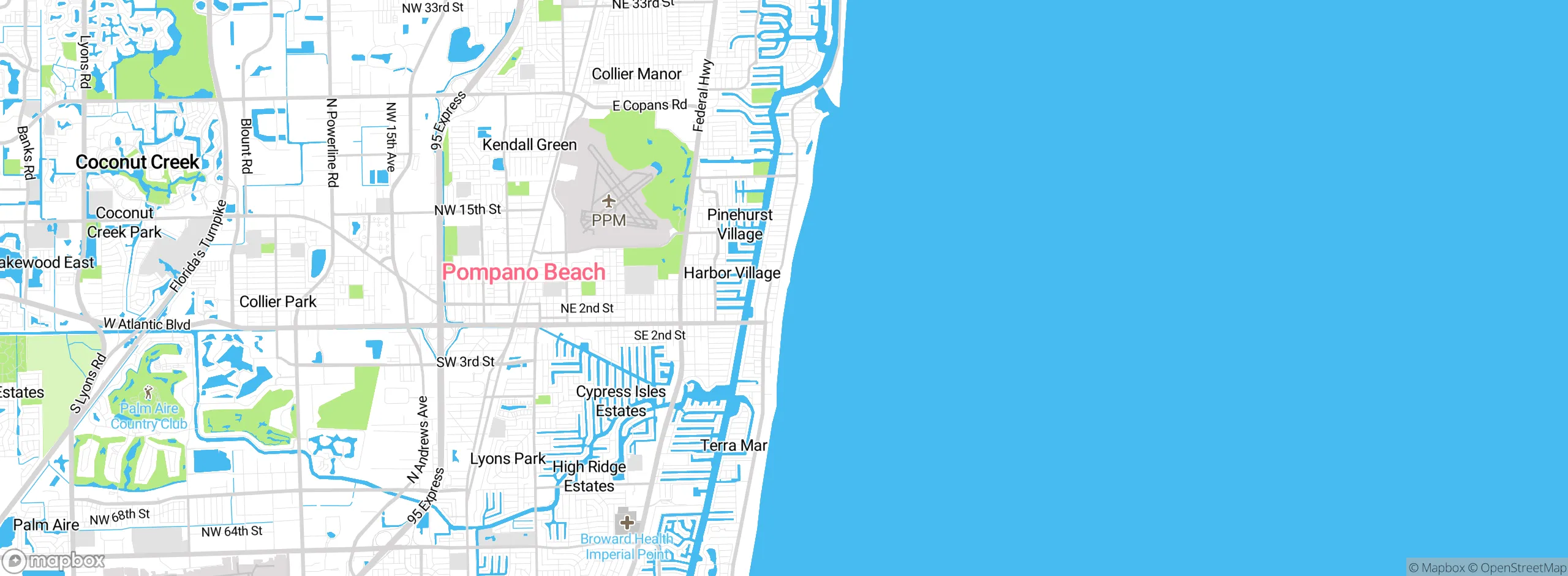 Map showing approximate location