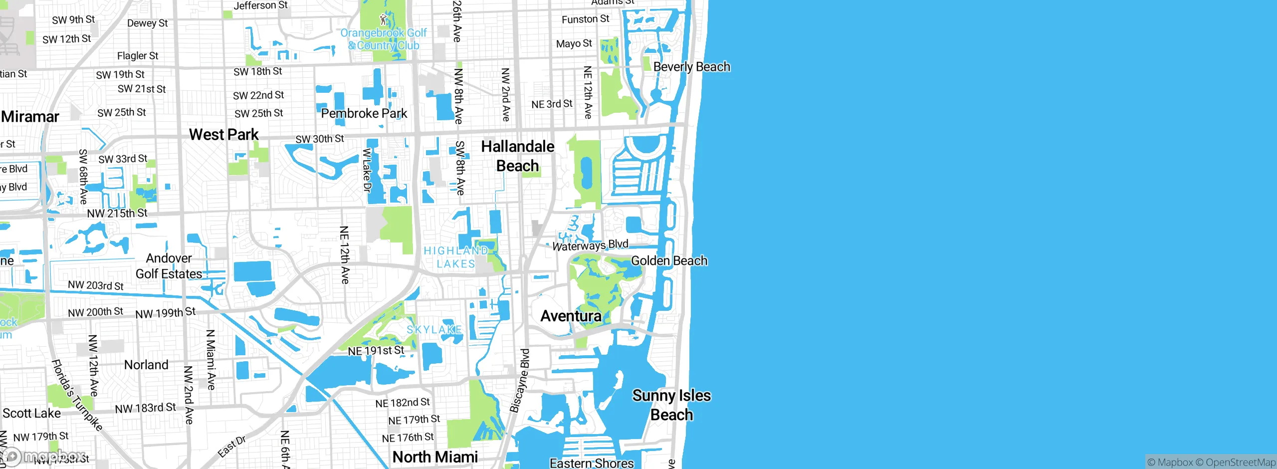 Map showing approximate location