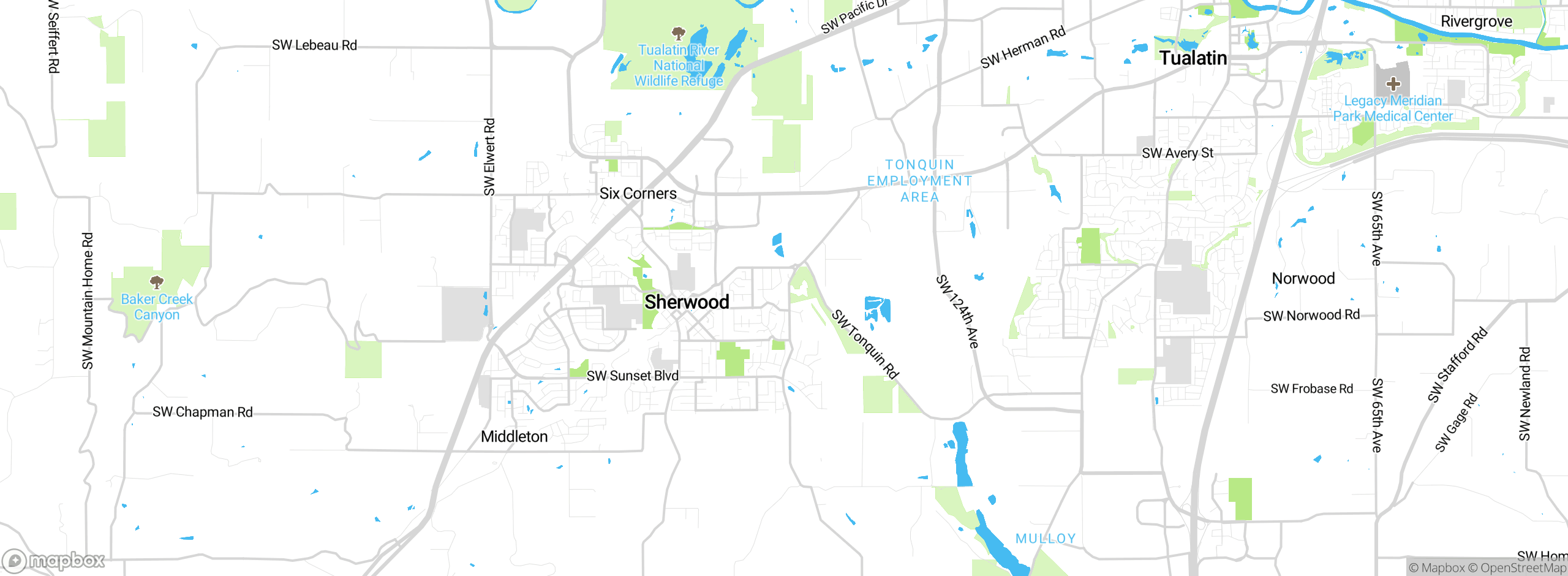 Map showing approximate location