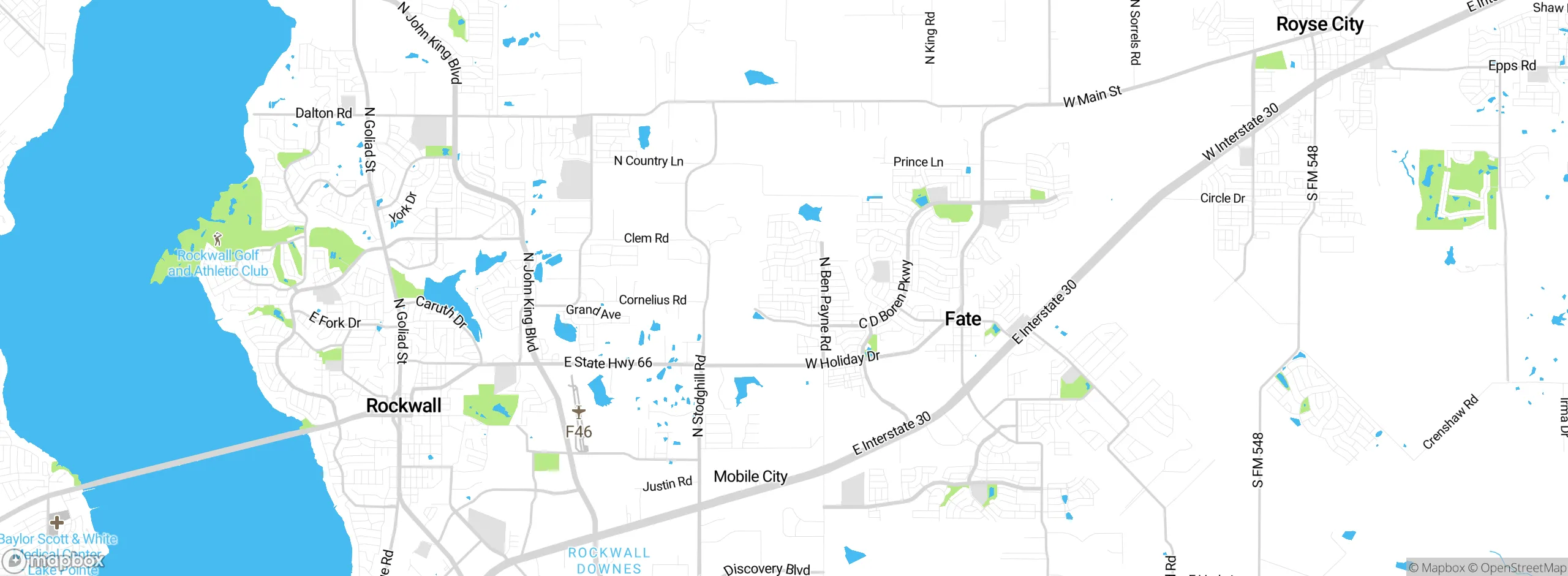 Map showing approximate location