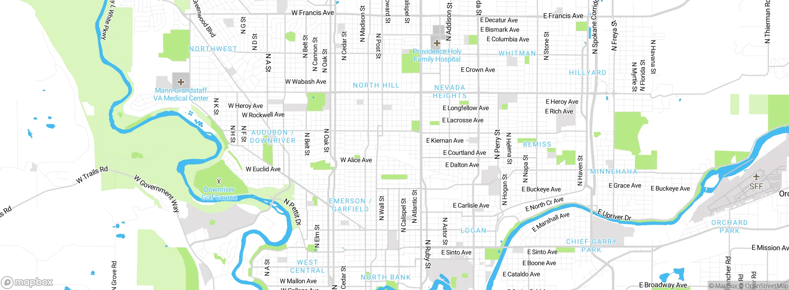 Map showing approximate location