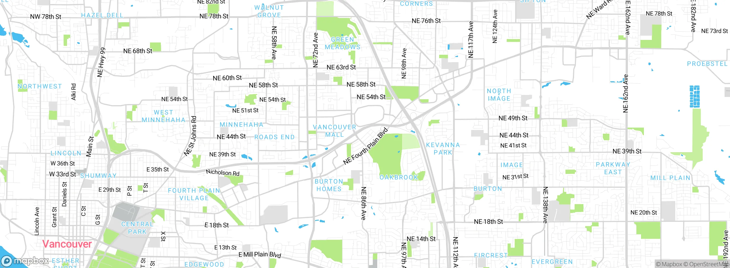 Map showing approximate location