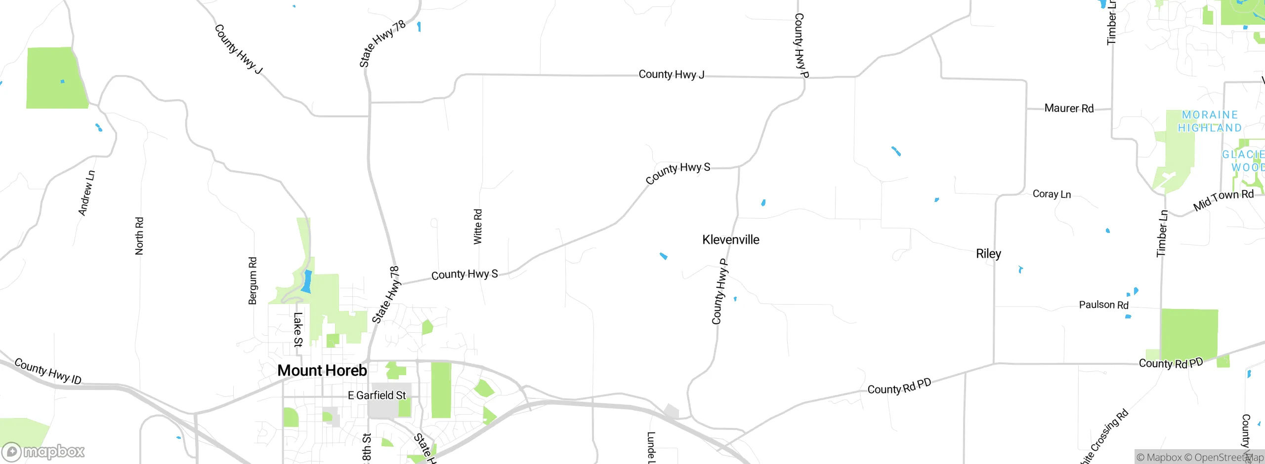 Map showing approximate location
