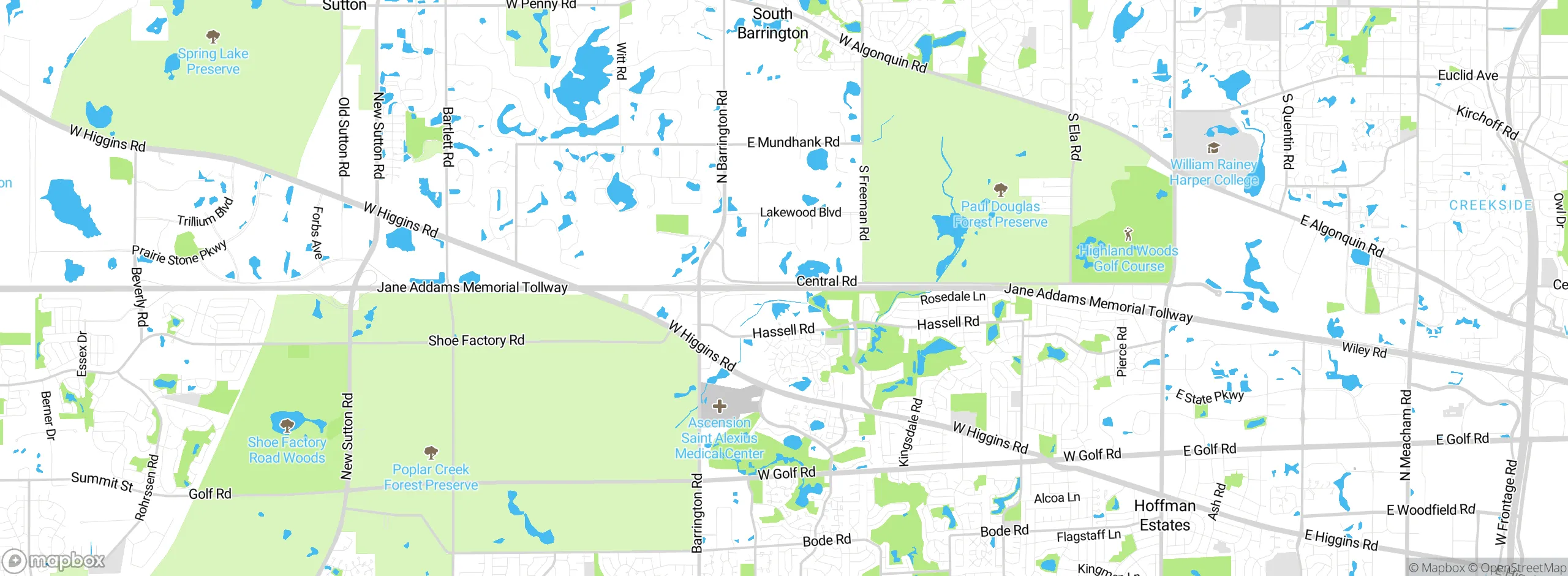 Map showing approximate location