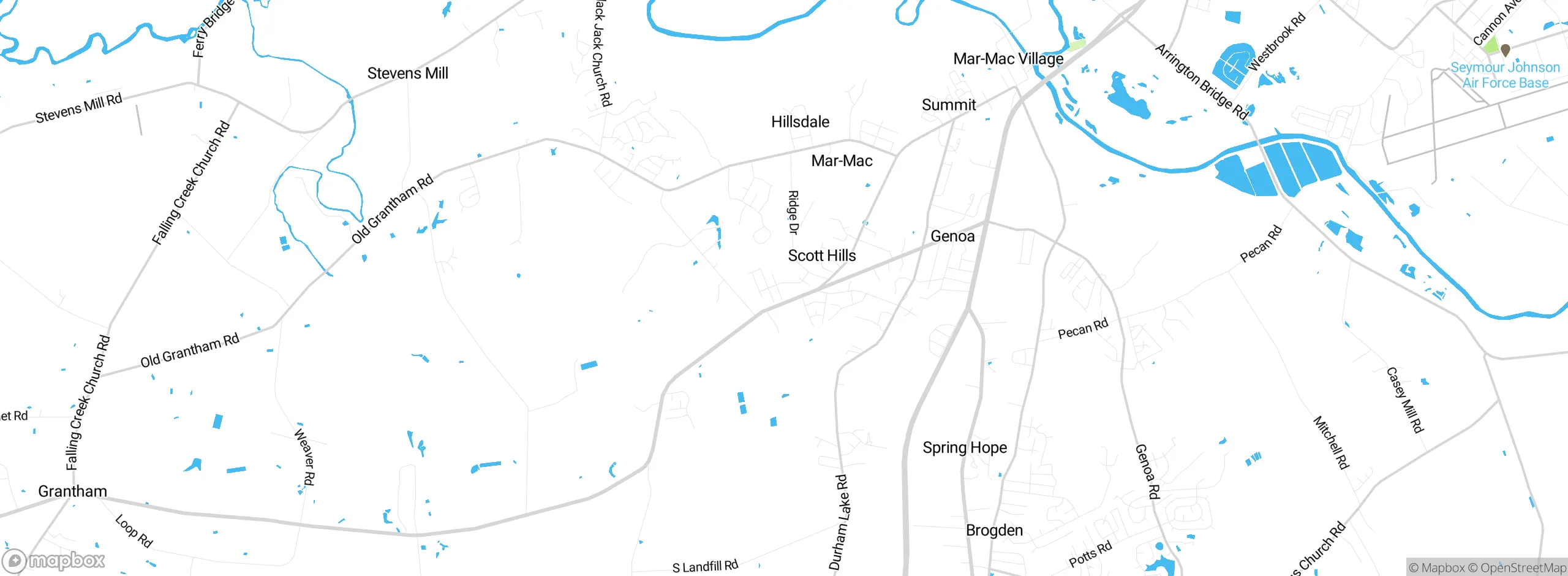 Map showing approximate location