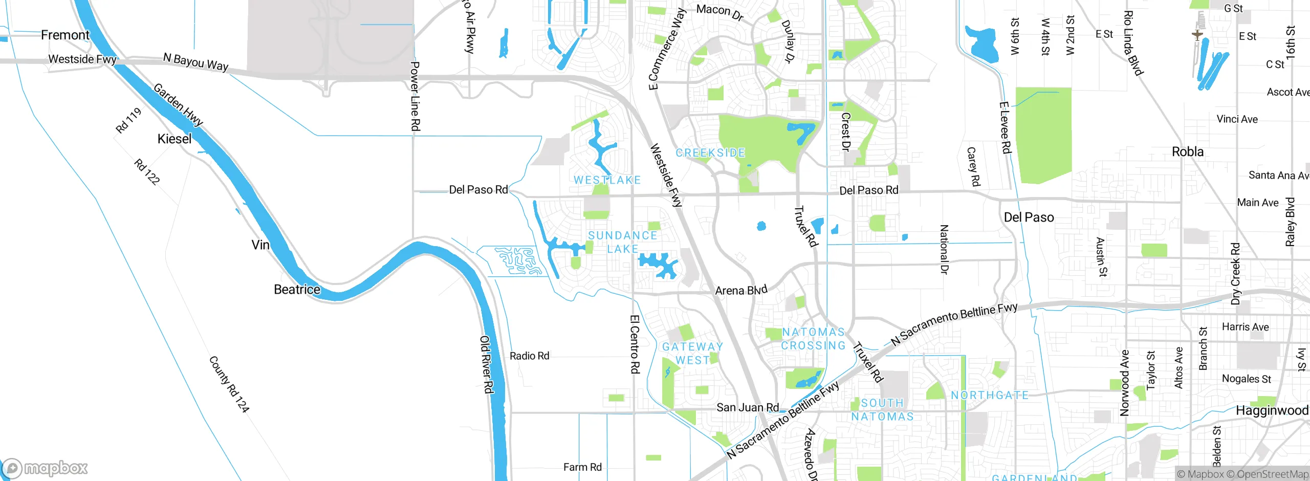 Map showing approximate location