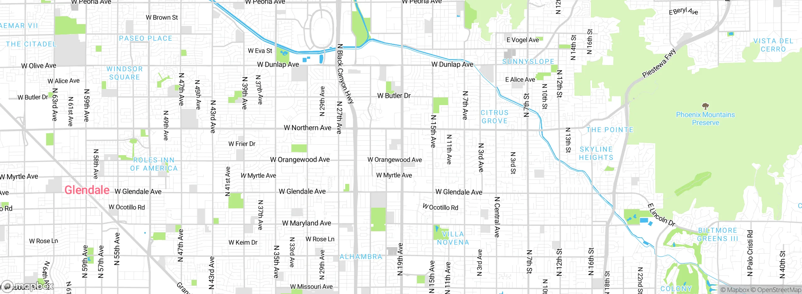 Map showing approximate location