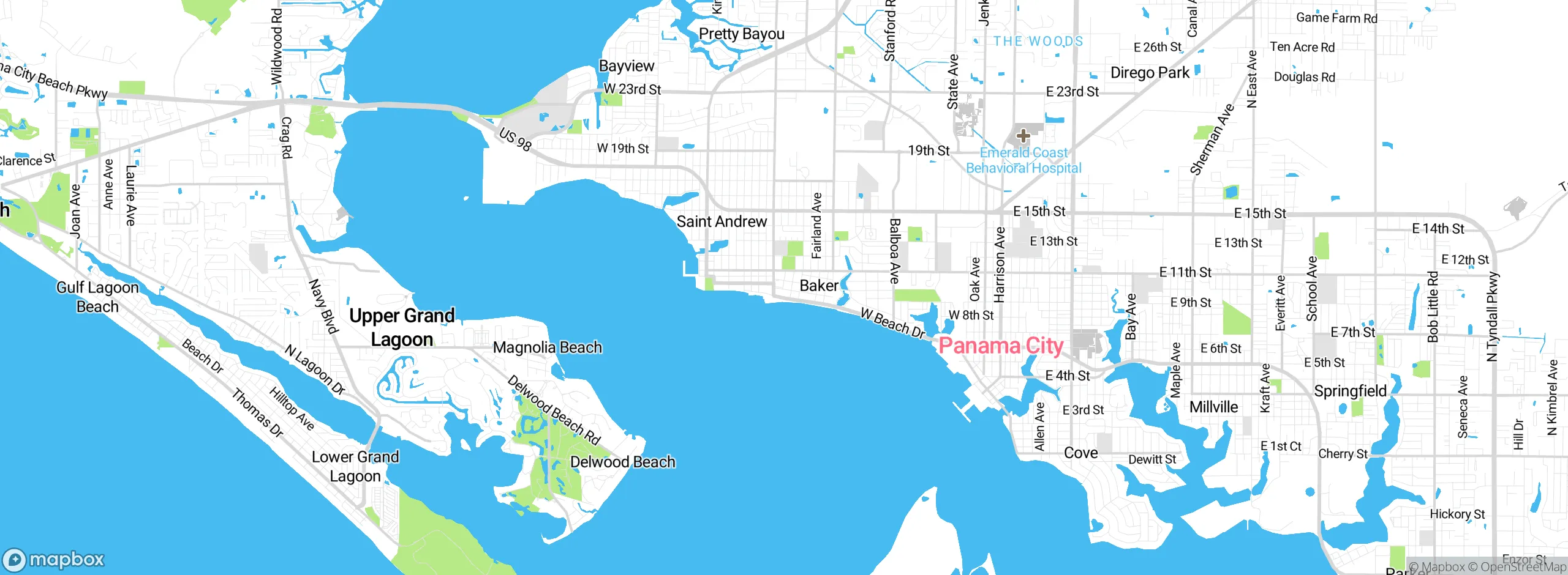 Map showing approximate location