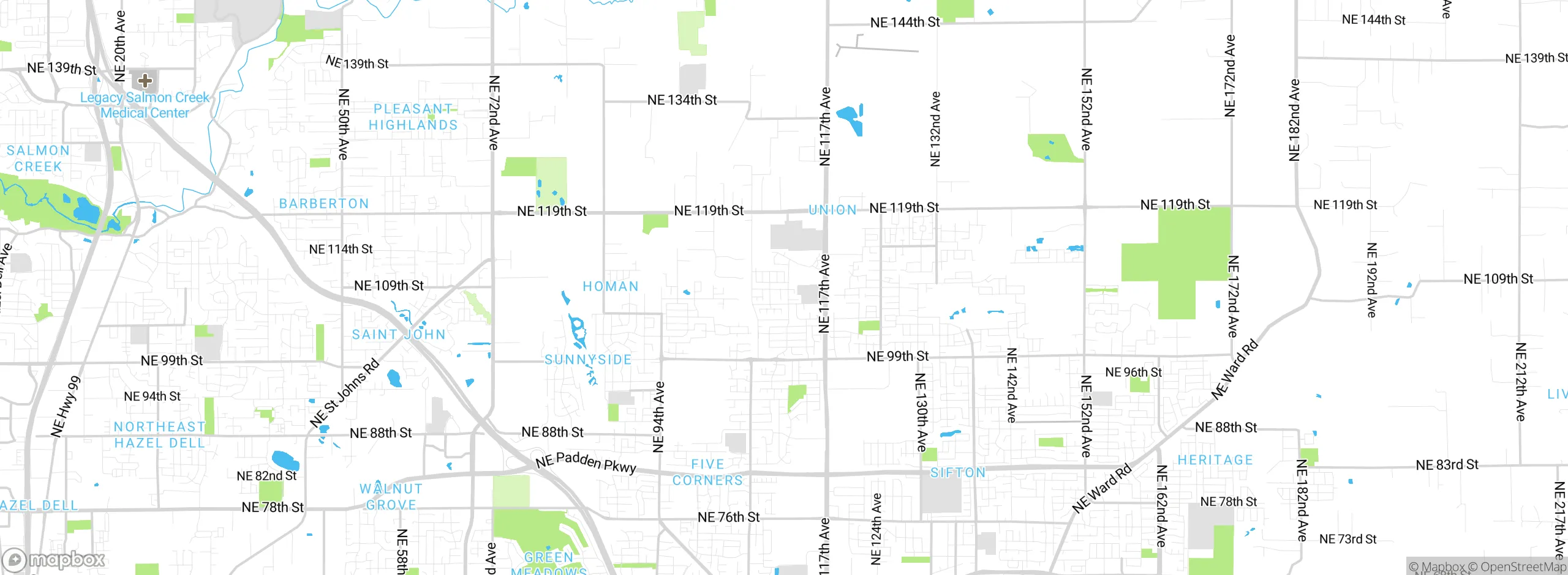 Map showing approximate location