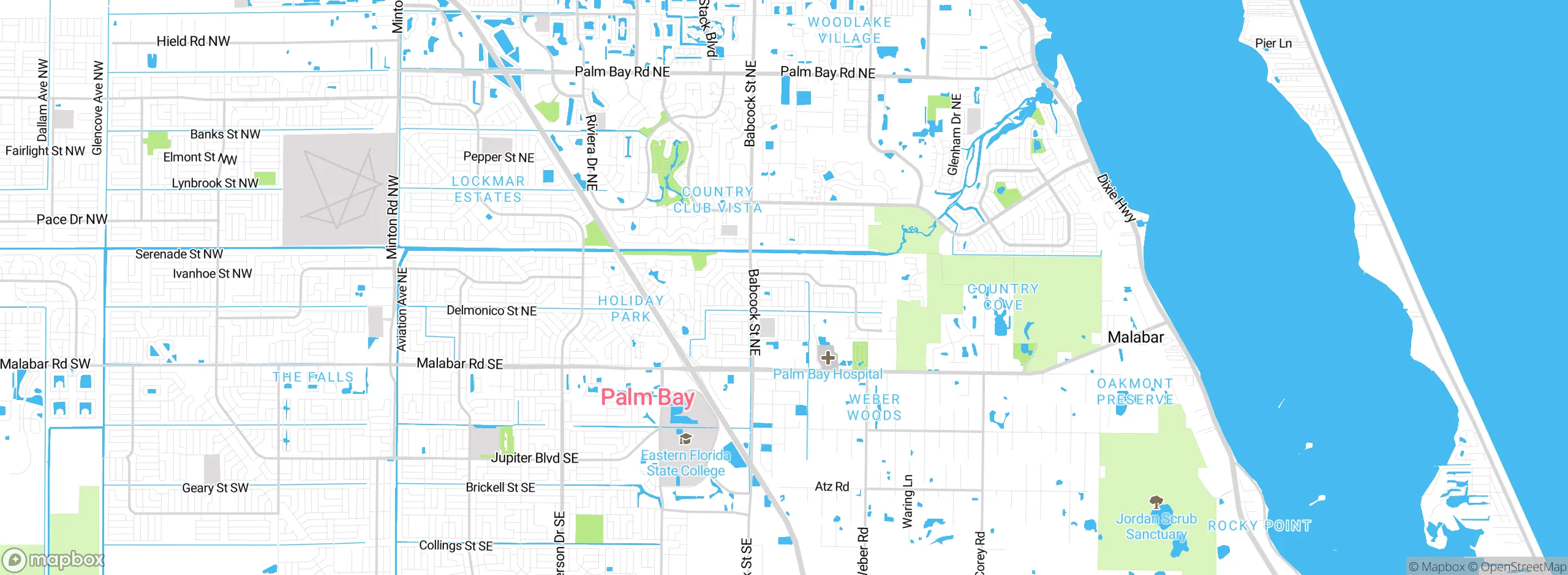 Map showing approximate location