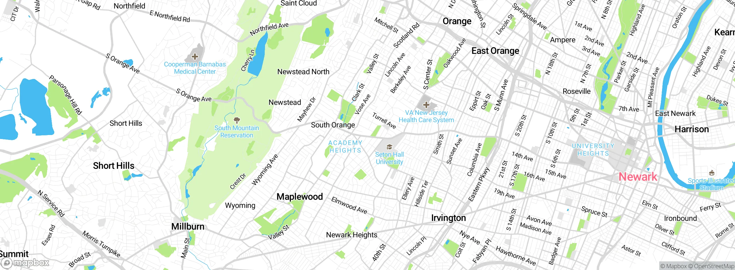Map showing approximate location