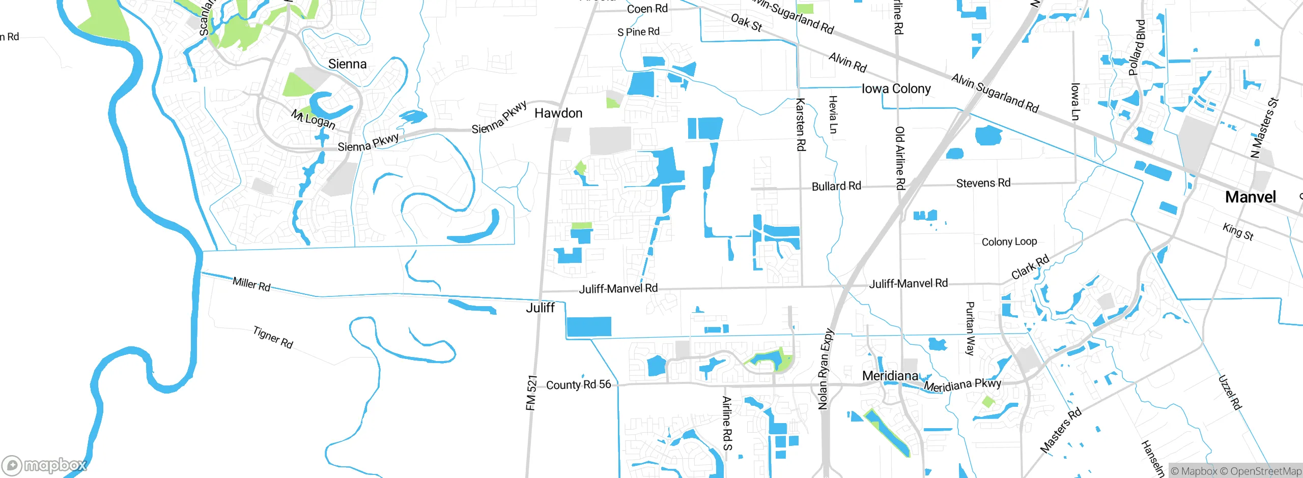 Map showing approximate location