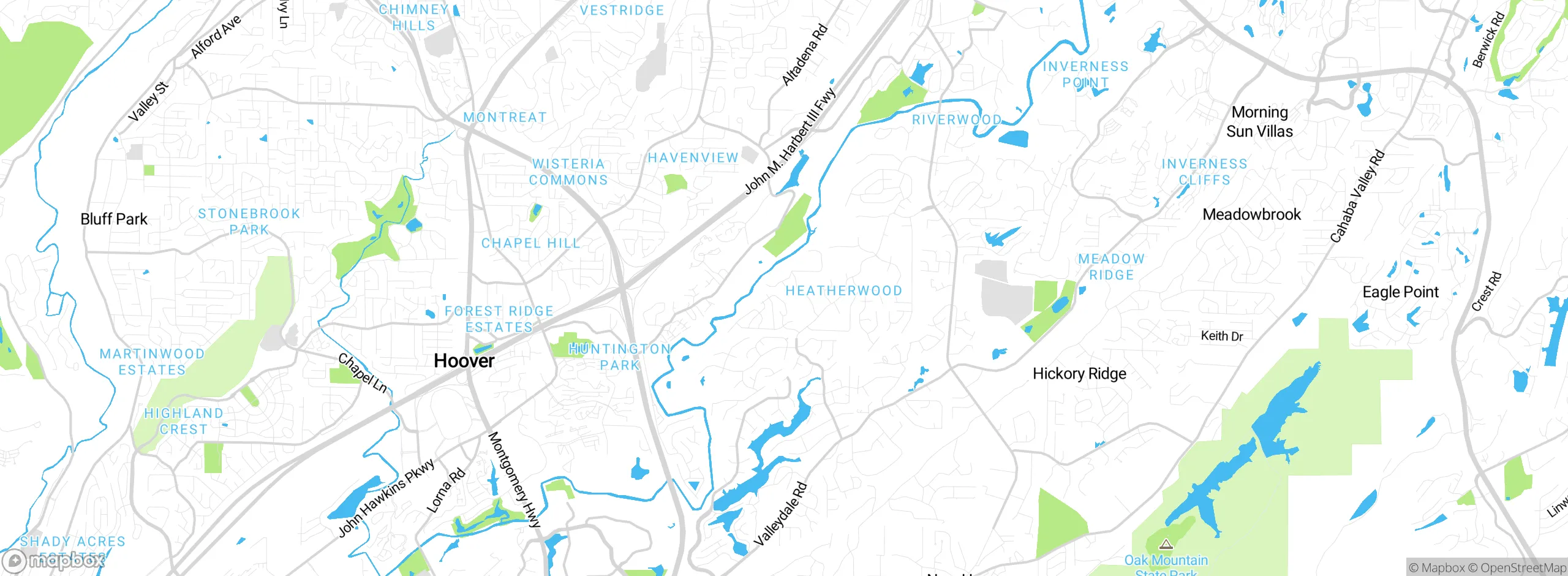Map showing approximate location
