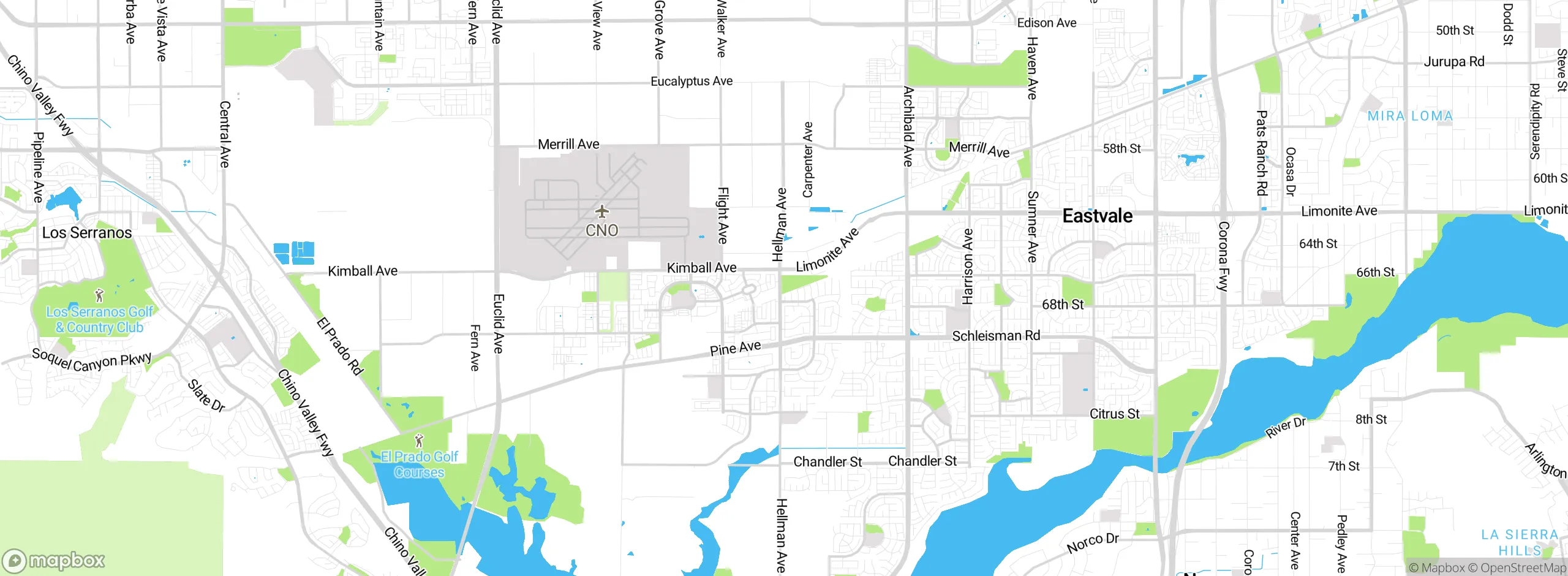 Map showing approximate location