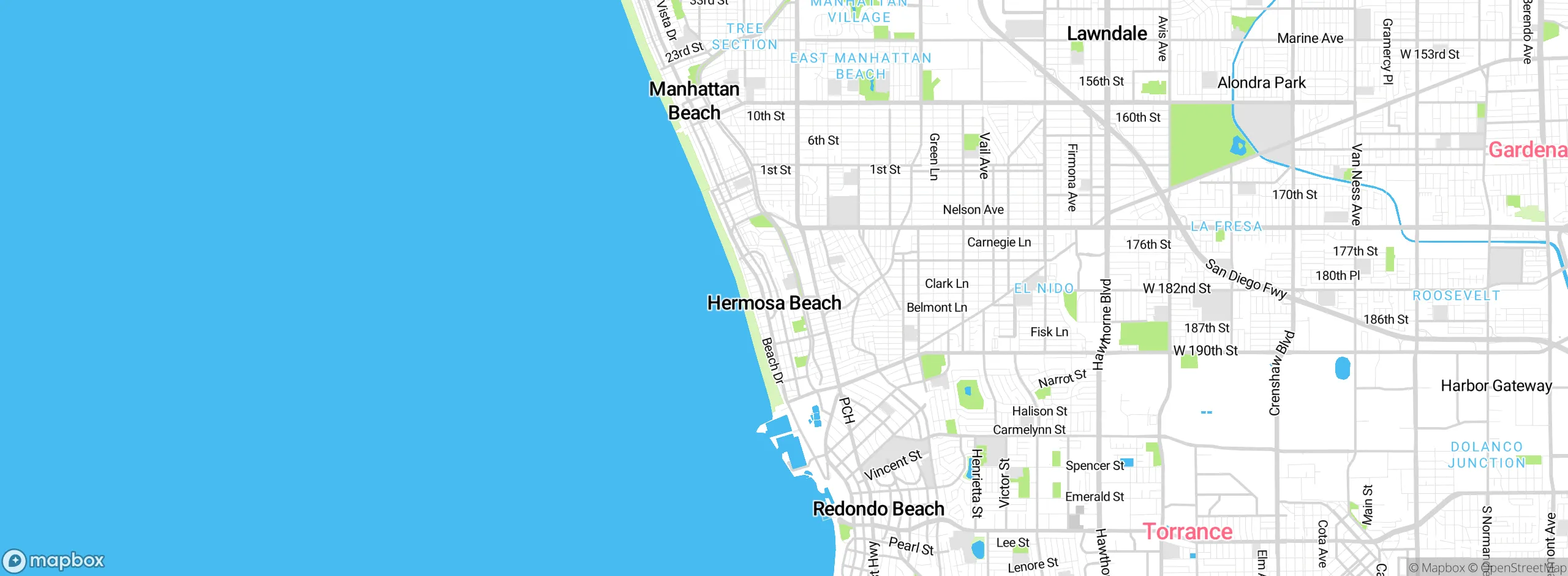 Map showing approximate location