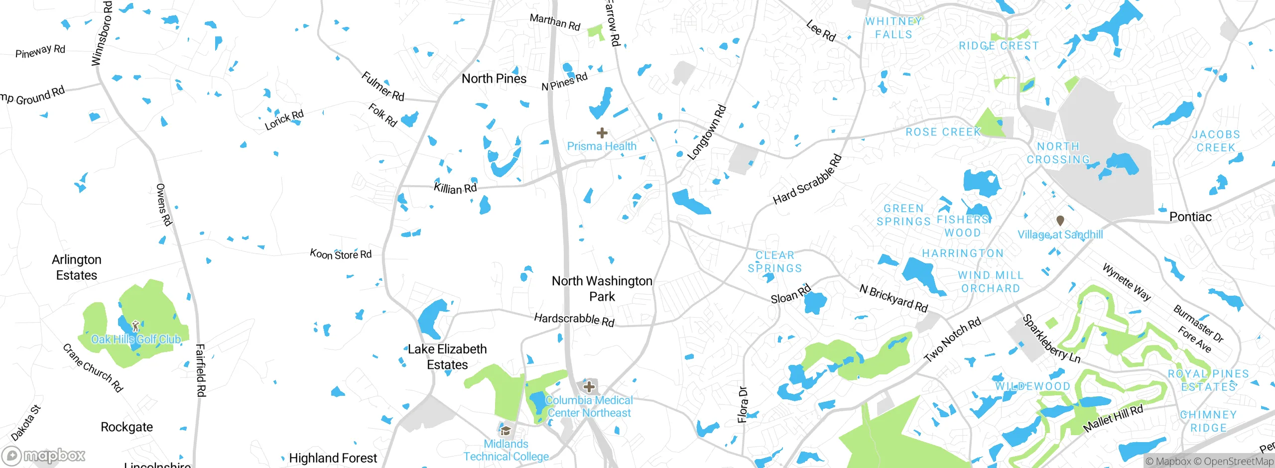 Map showing approximate location