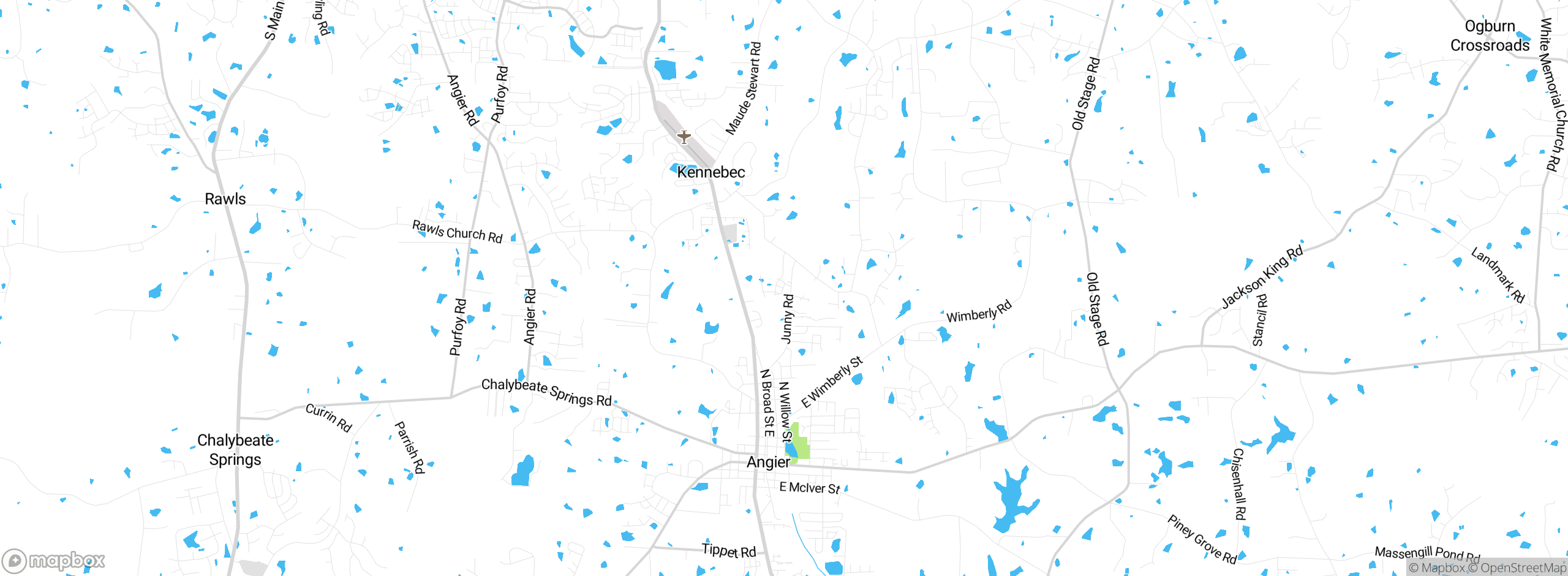Map showing approximate location