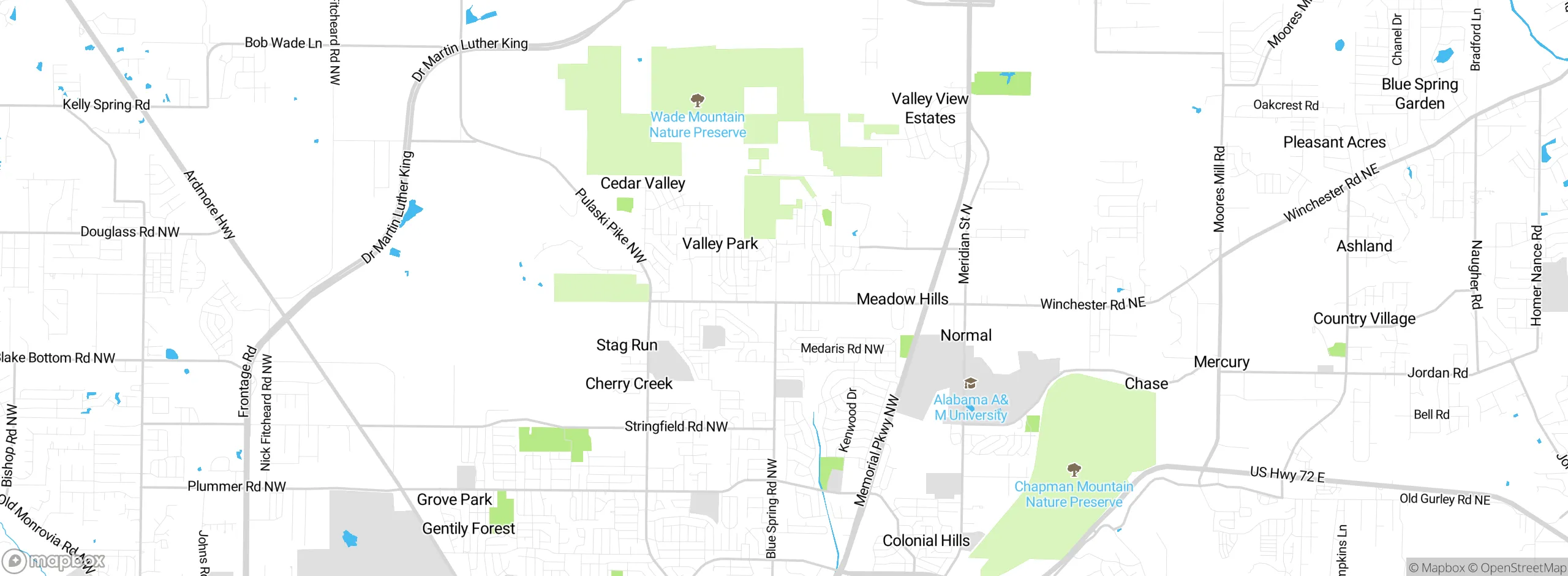 Map showing approximate location
