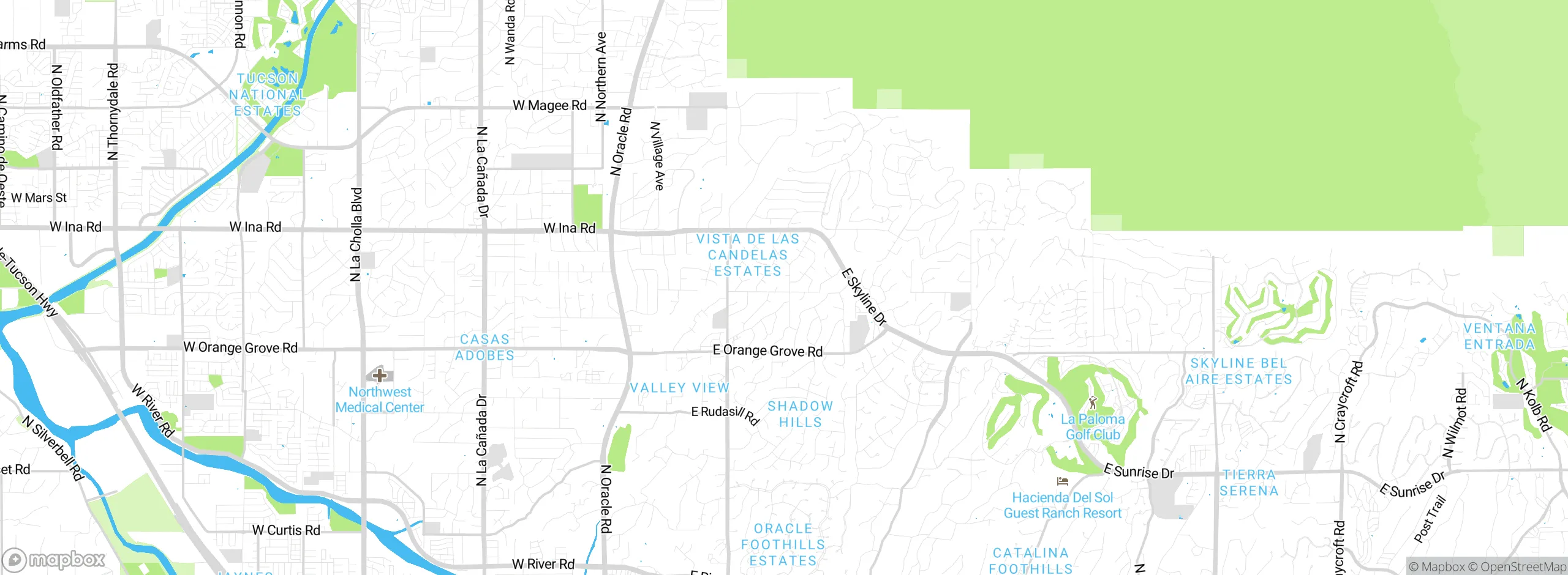 Map showing approximate location