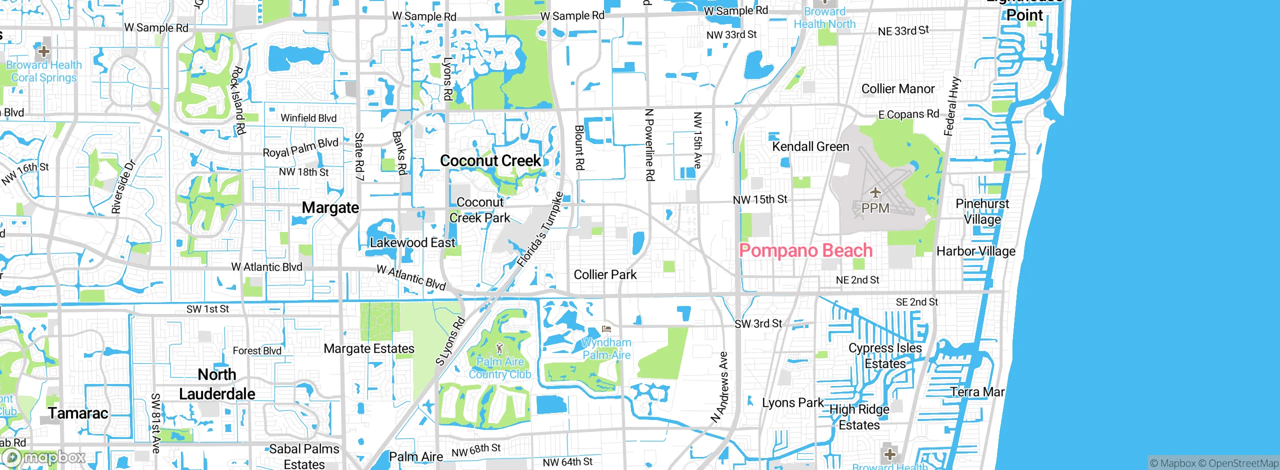 Map showing approximate location