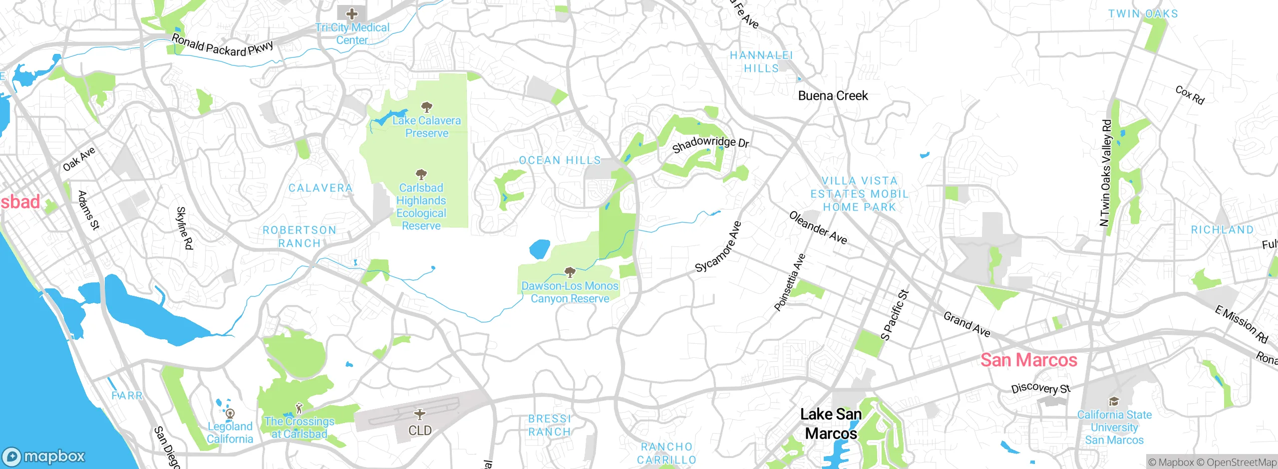 Map showing approximate location