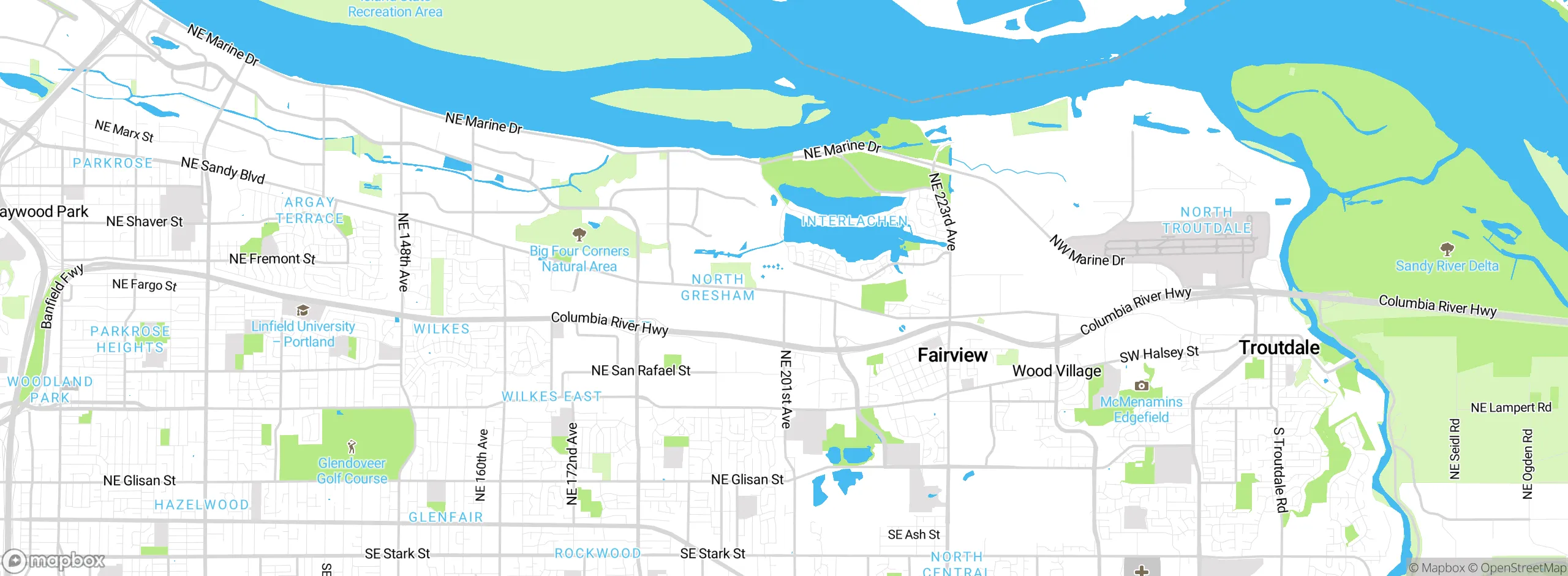 Map showing approximate location