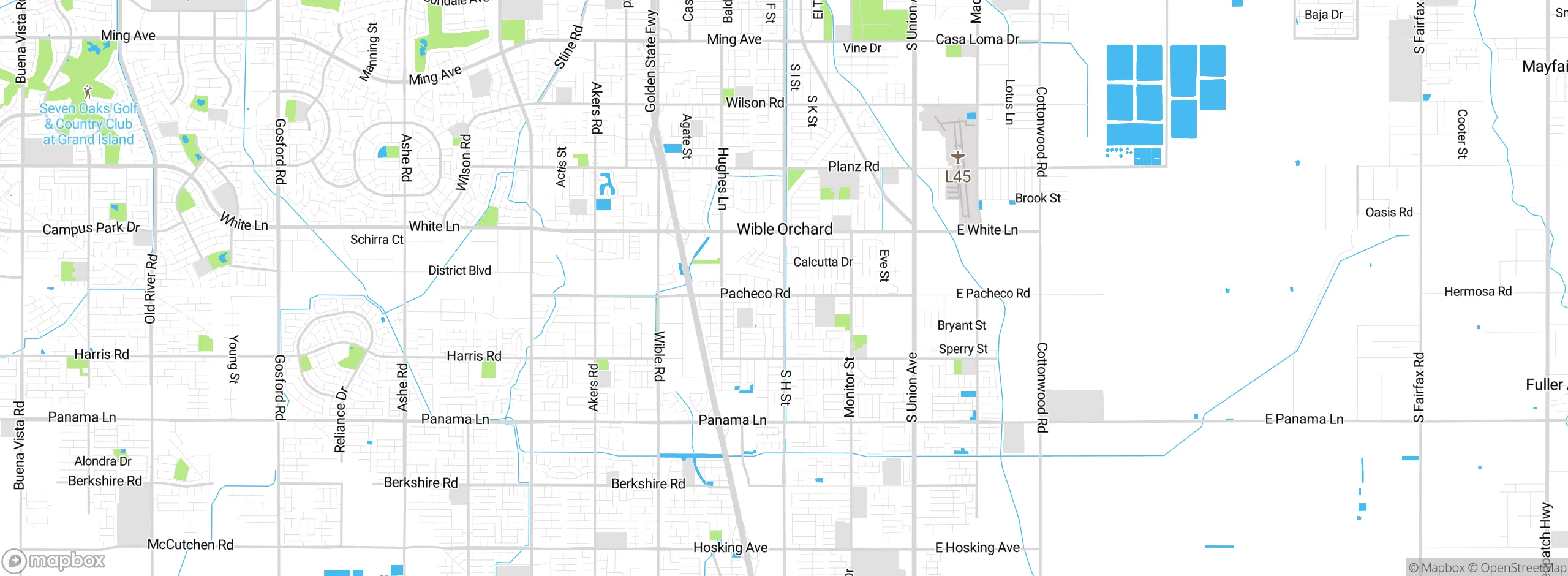 Map showing approximate location