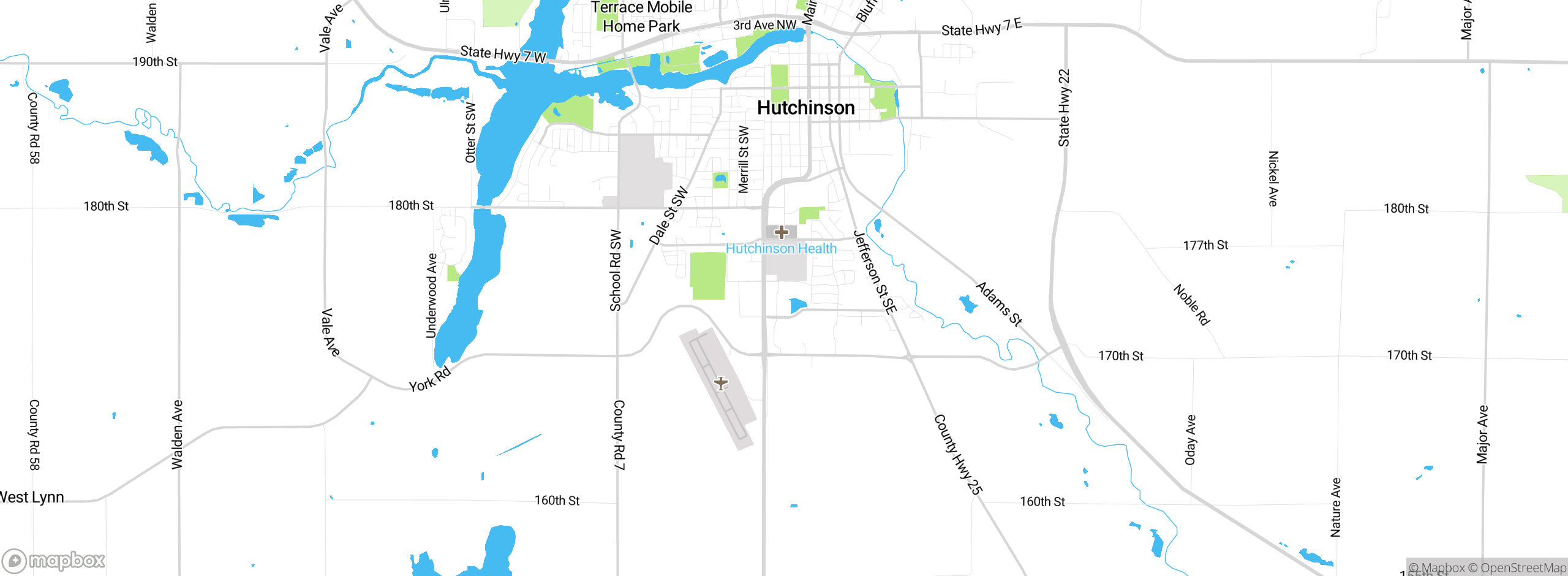 Map showing approximate location