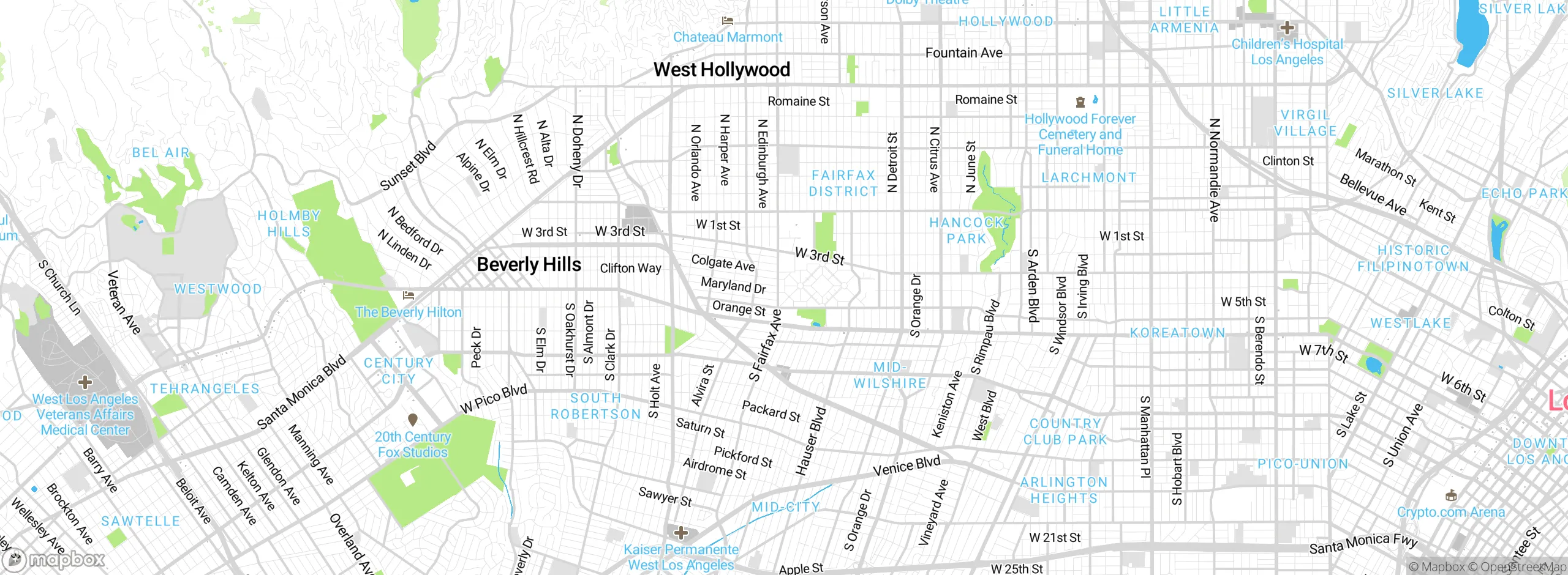 Map showing approximate location