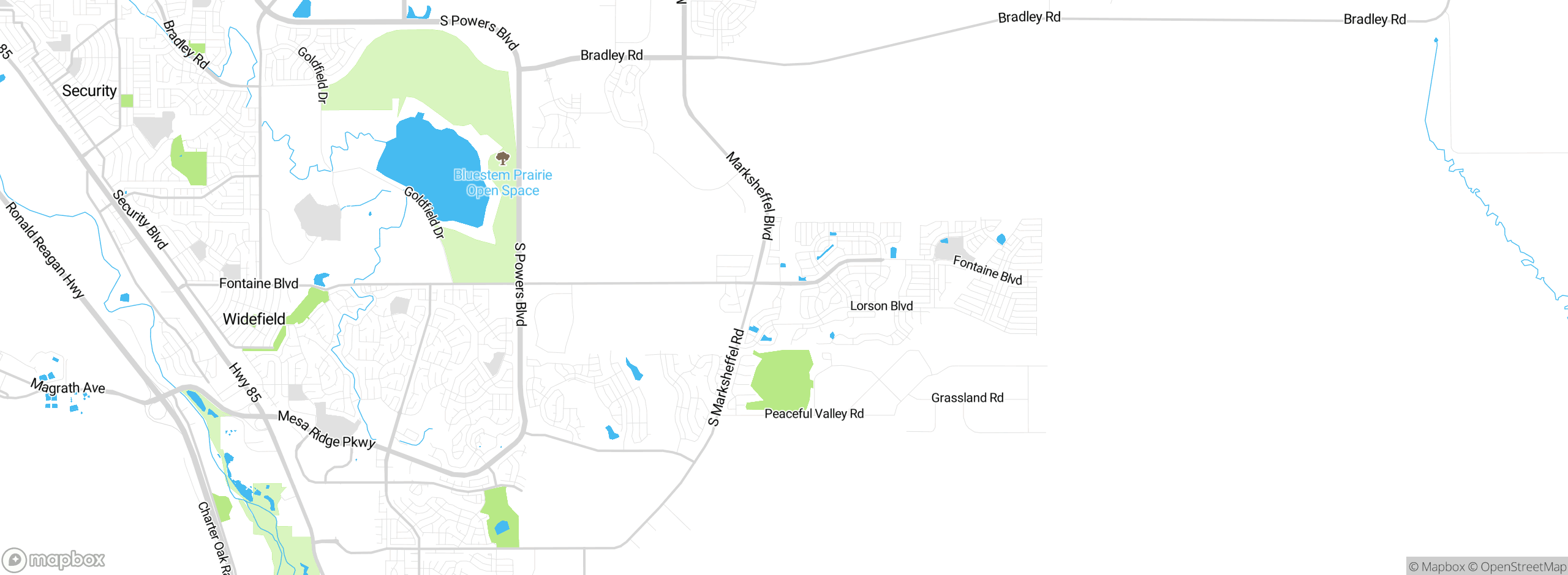 Map showing approximate location