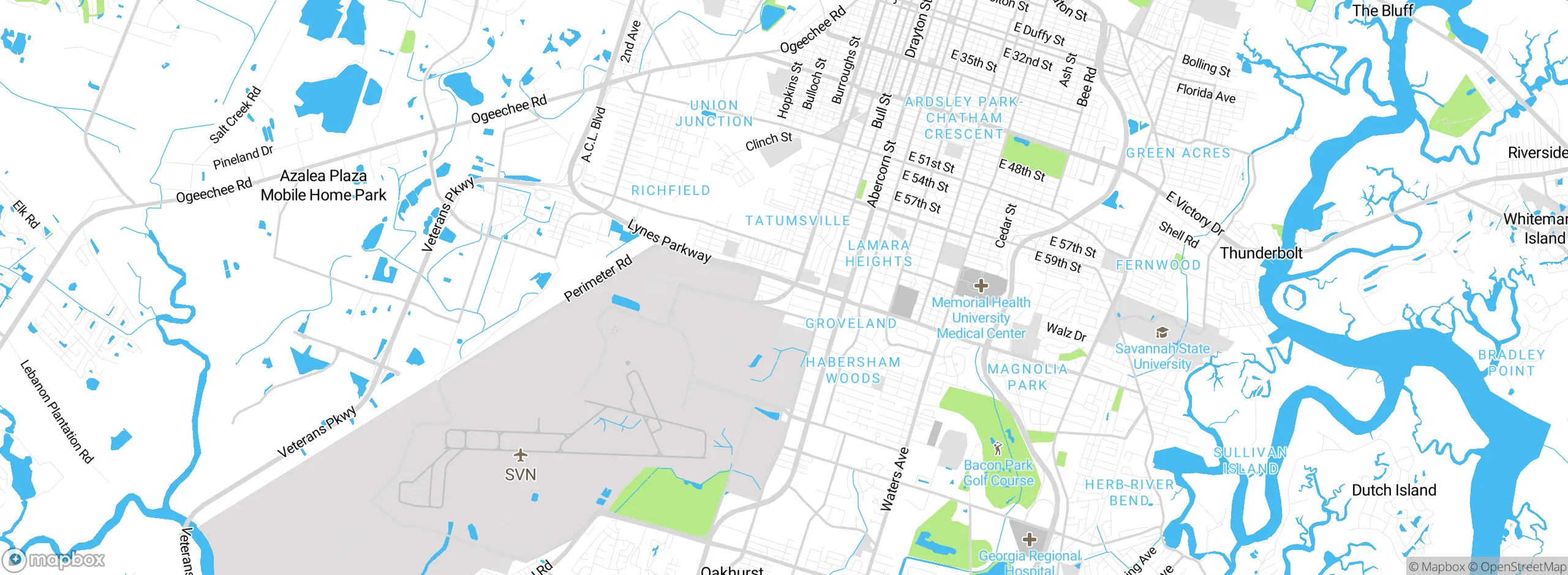 Map showing approximate location