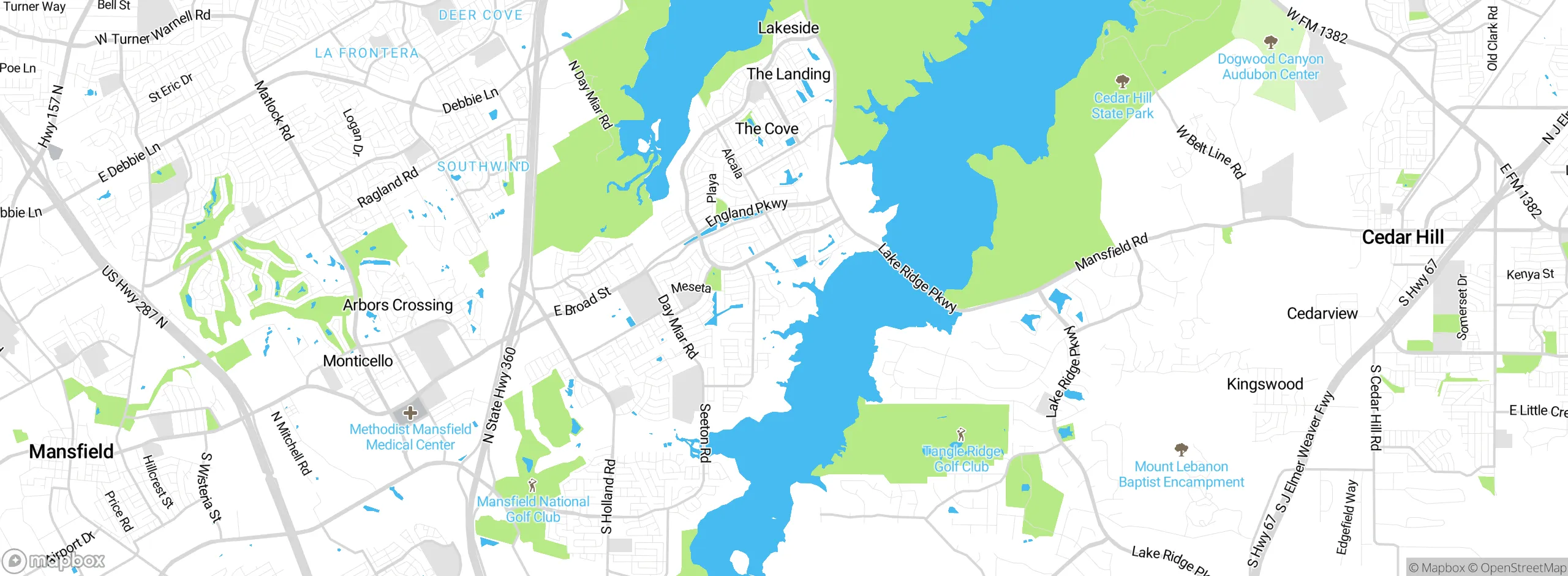 Map showing approximate location