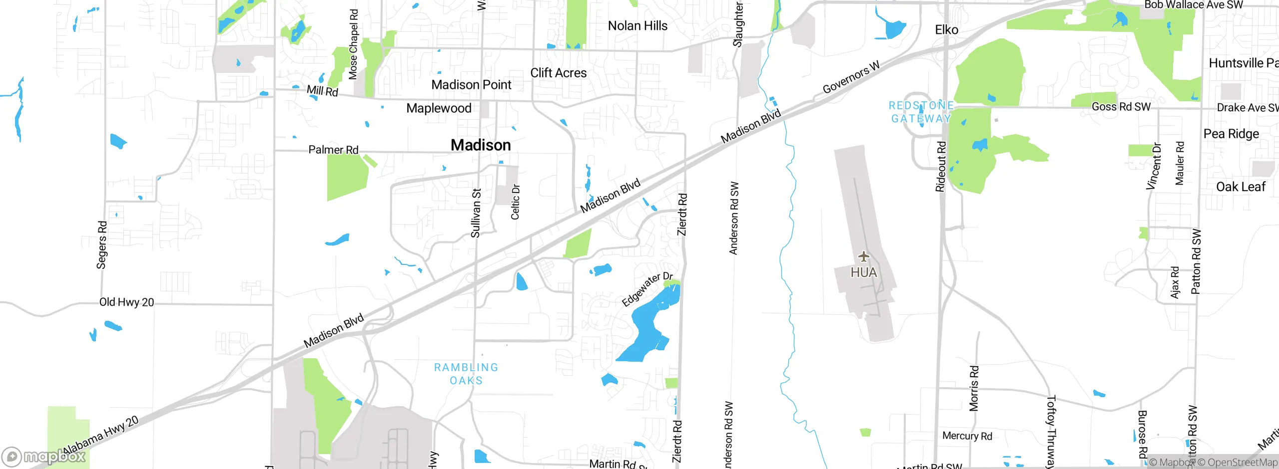 Map showing approximate location