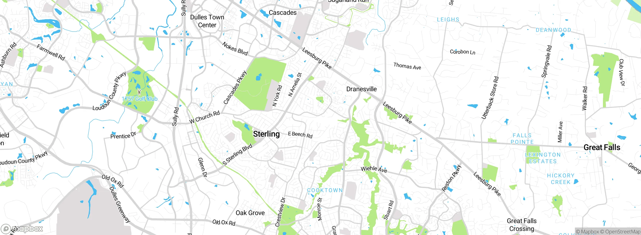 Map showing approximate location