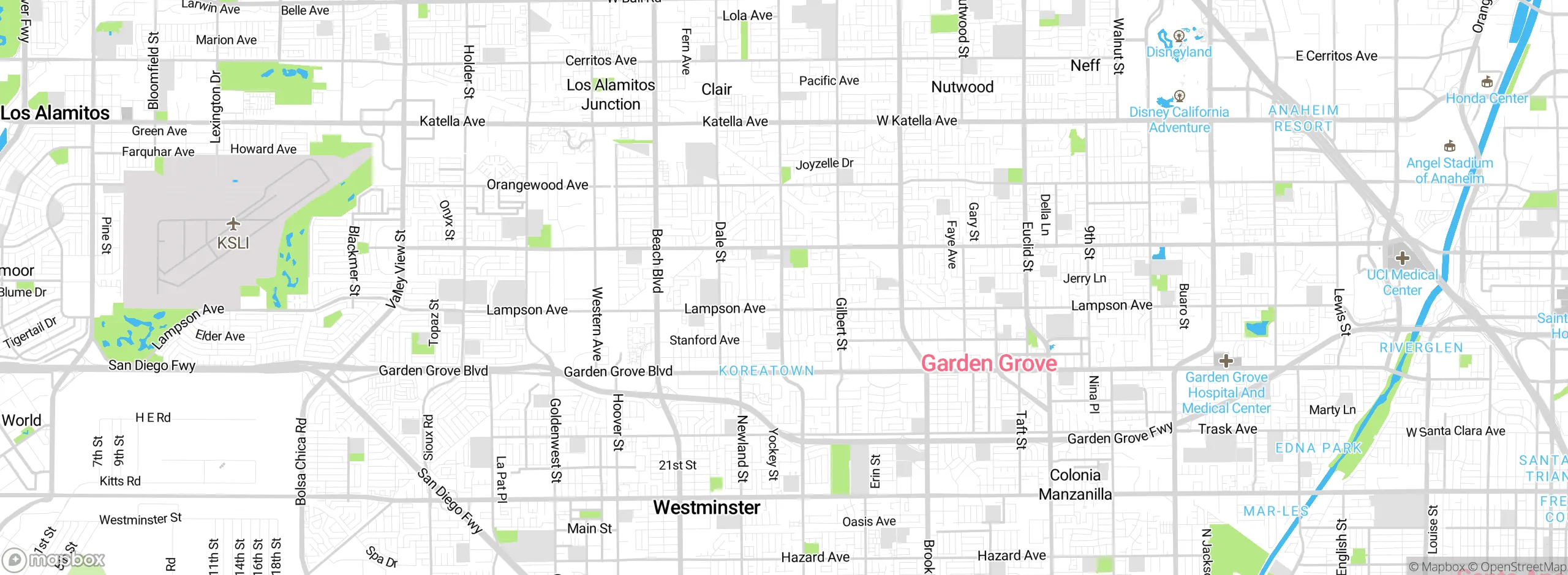 Map showing approximate location