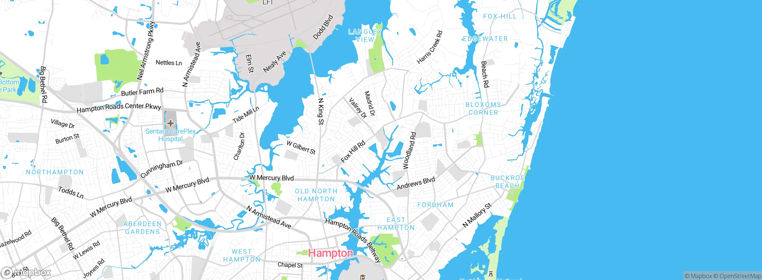 Map showing approximate location