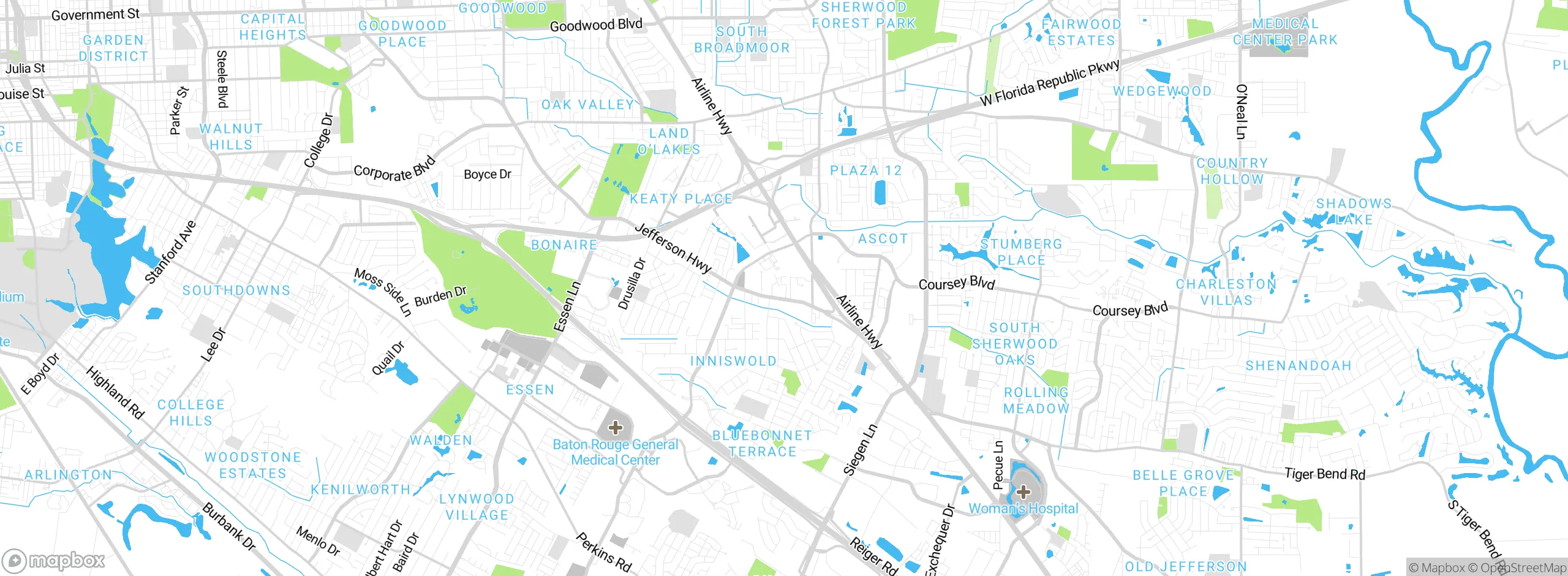 Map showing approximate location