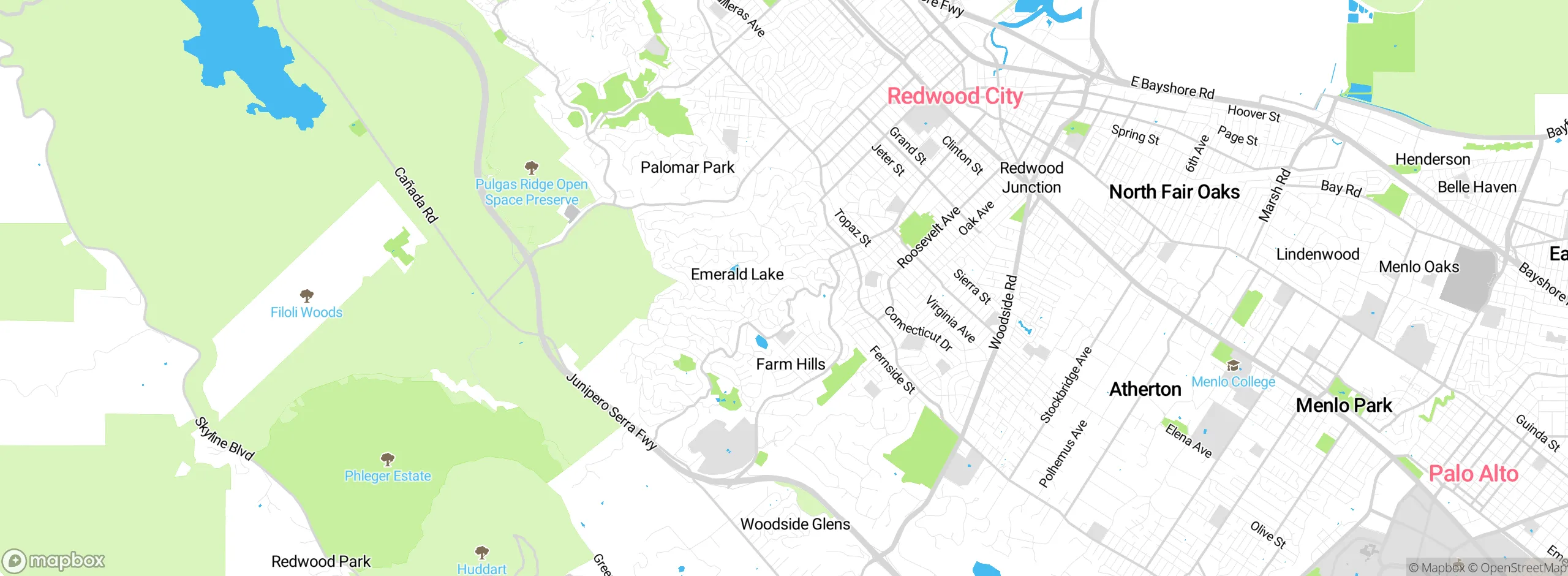 Map showing approximate location