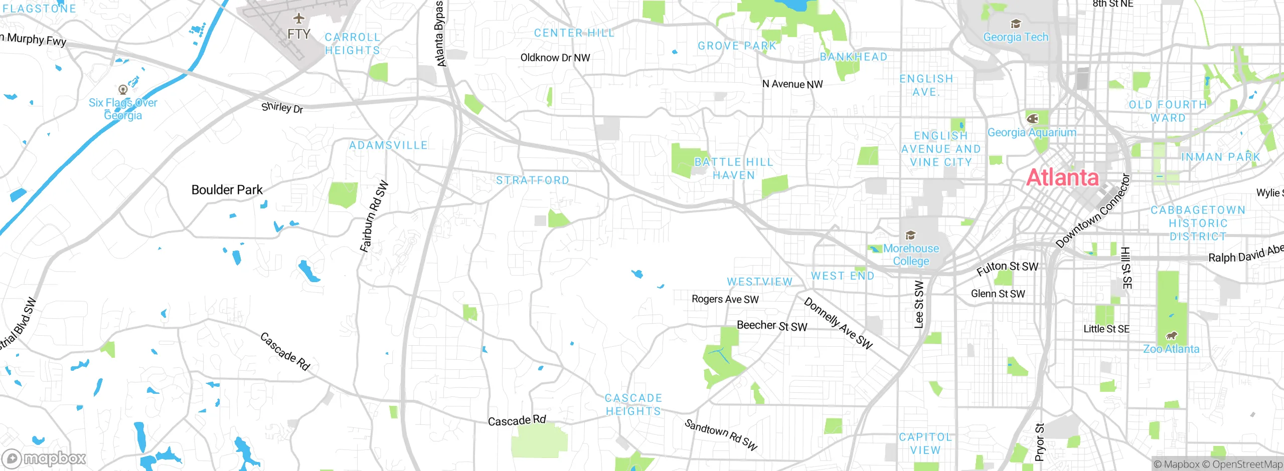 Map showing approximate location
