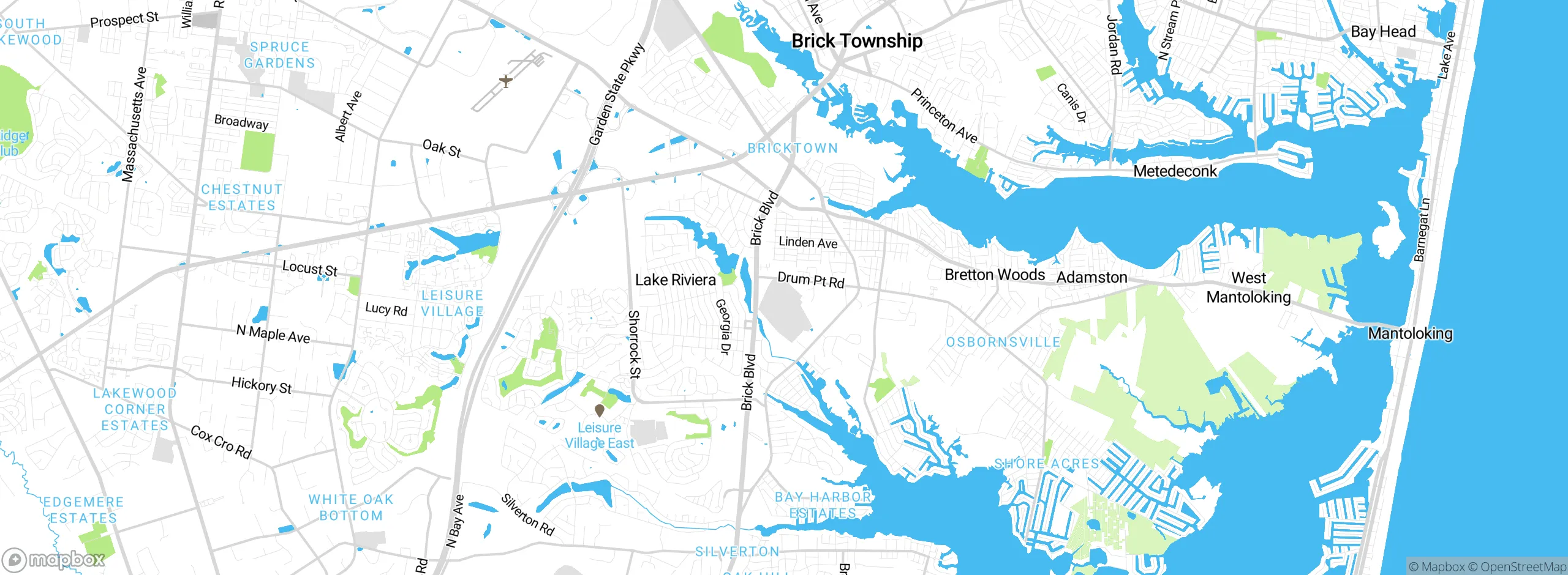 Map showing approximate location