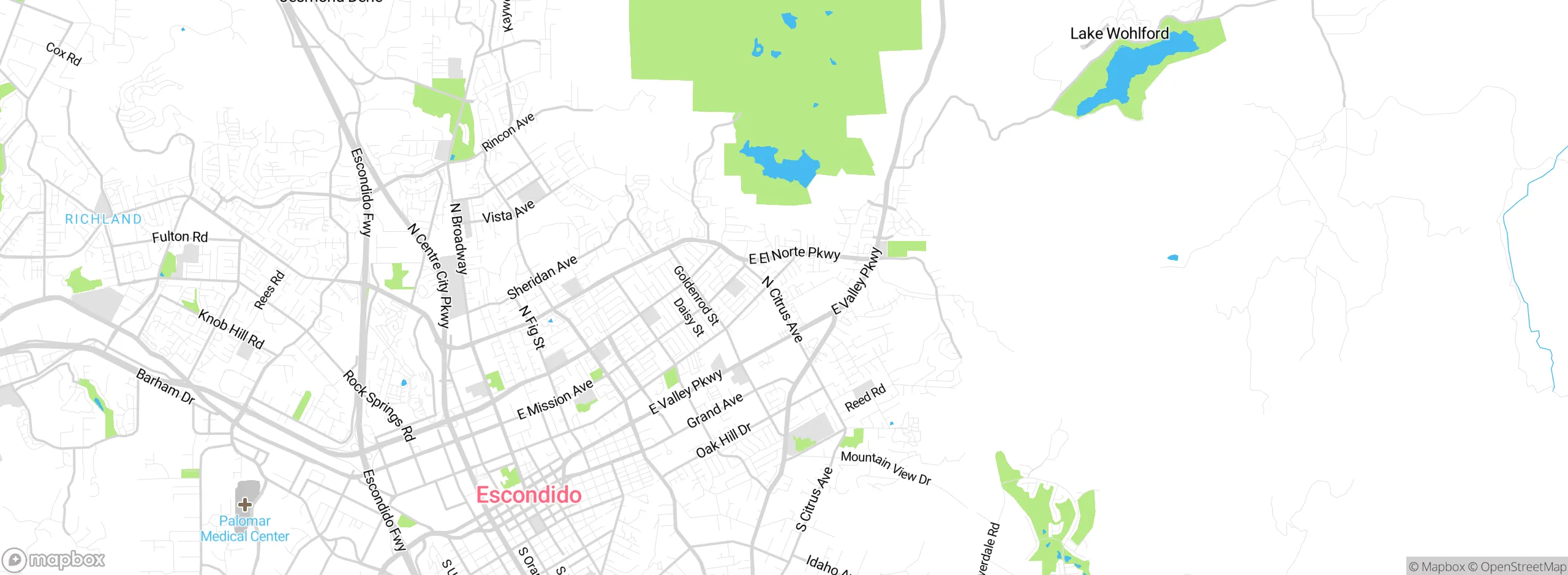 Map showing approximate location