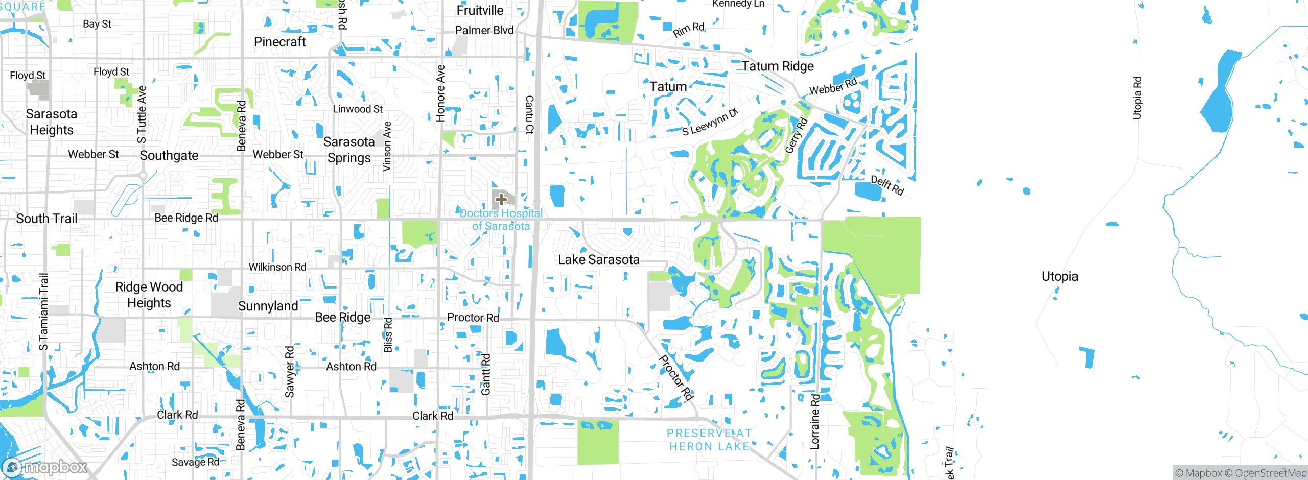 Map showing approximate location