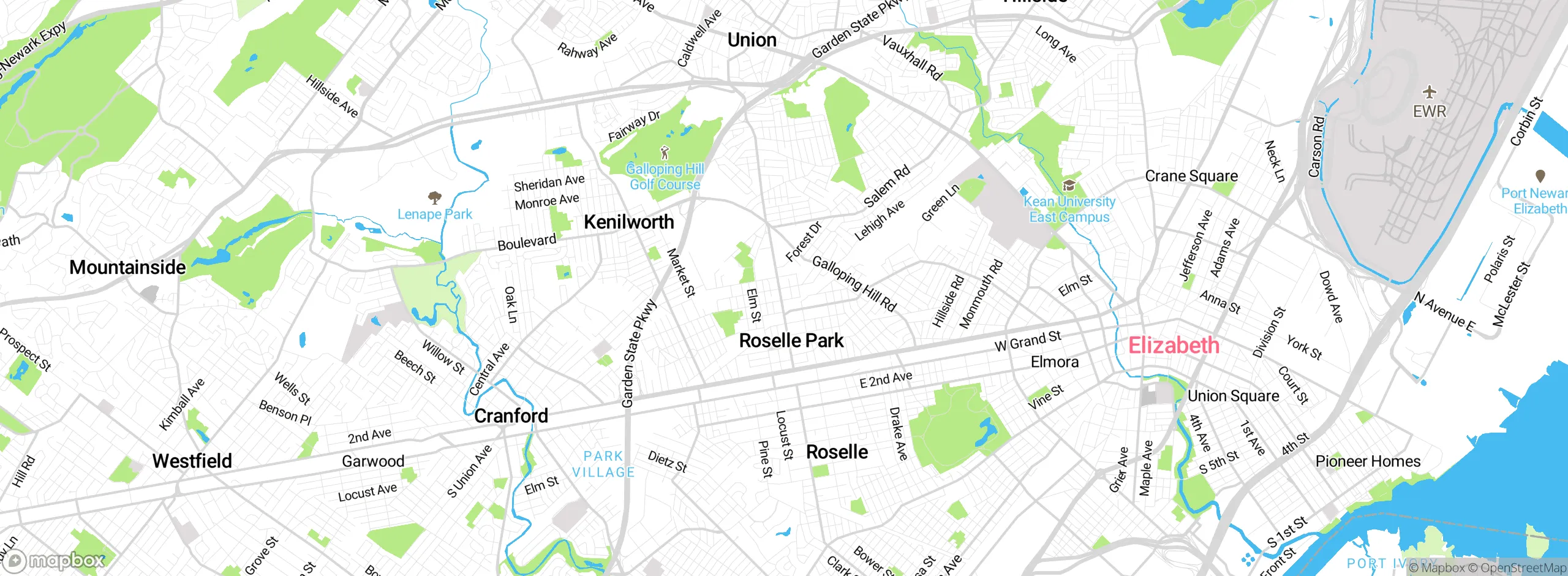 Map showing approximate location