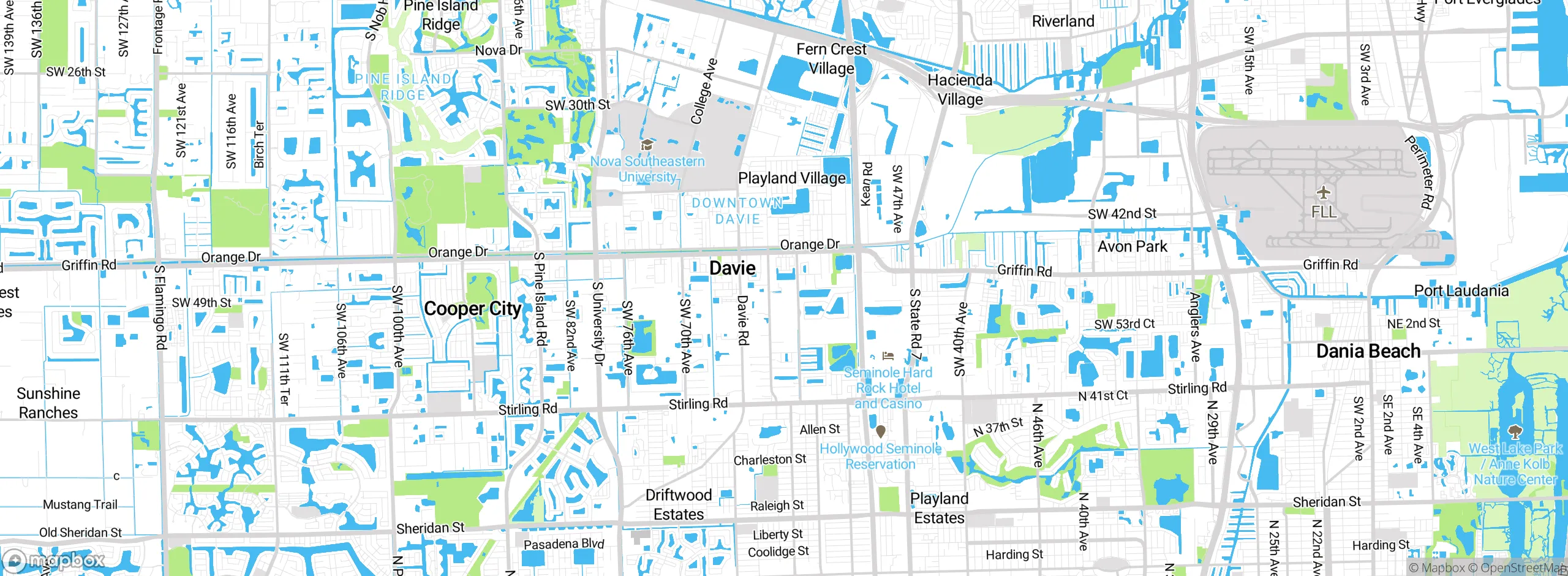 Map showing approximate location