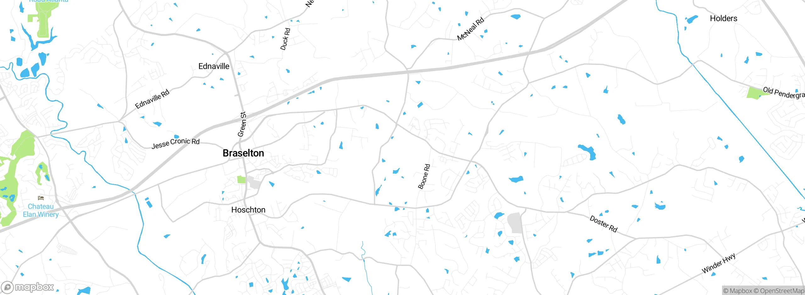 Map showing approximate location