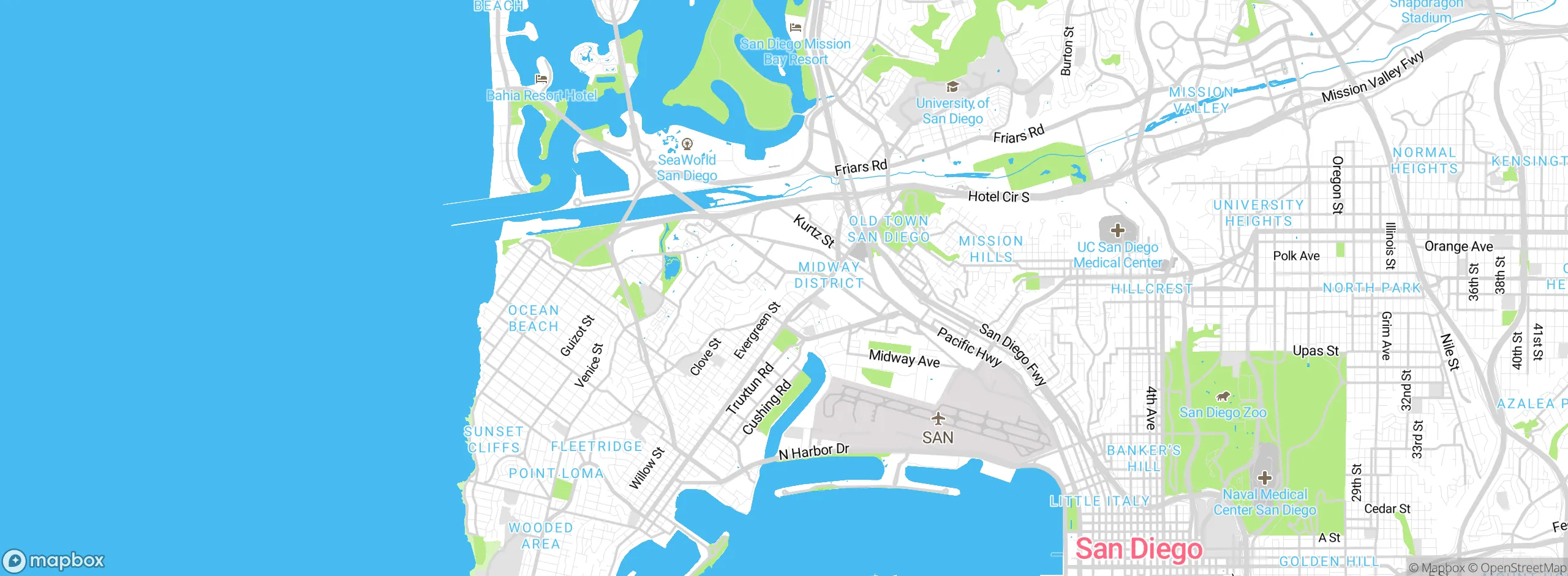 Map showing approximate location