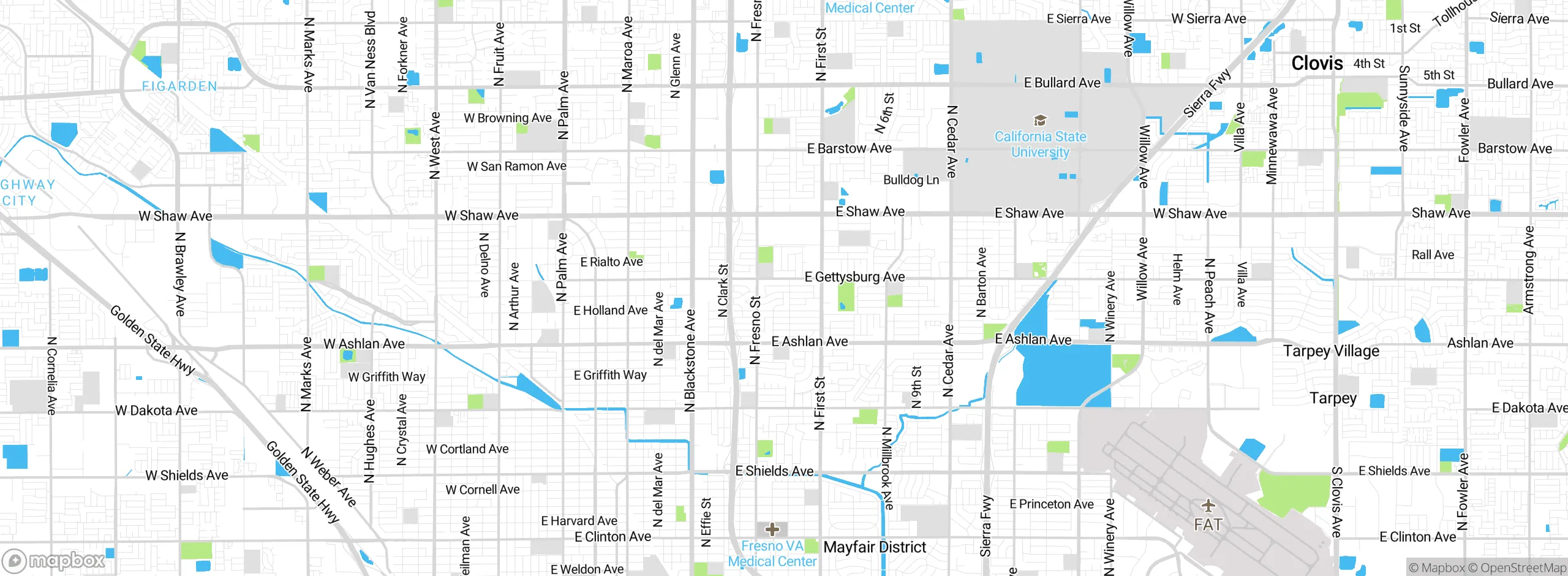 Map showing approximate location