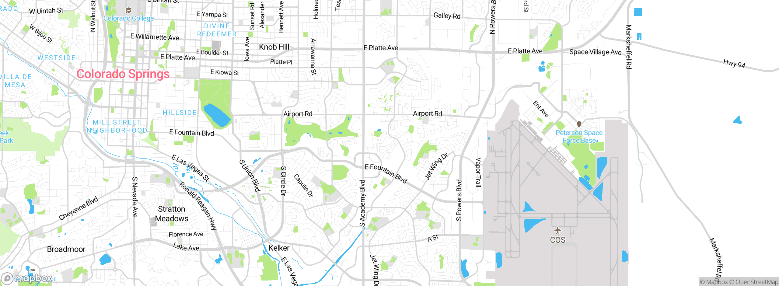Map showing approximate location