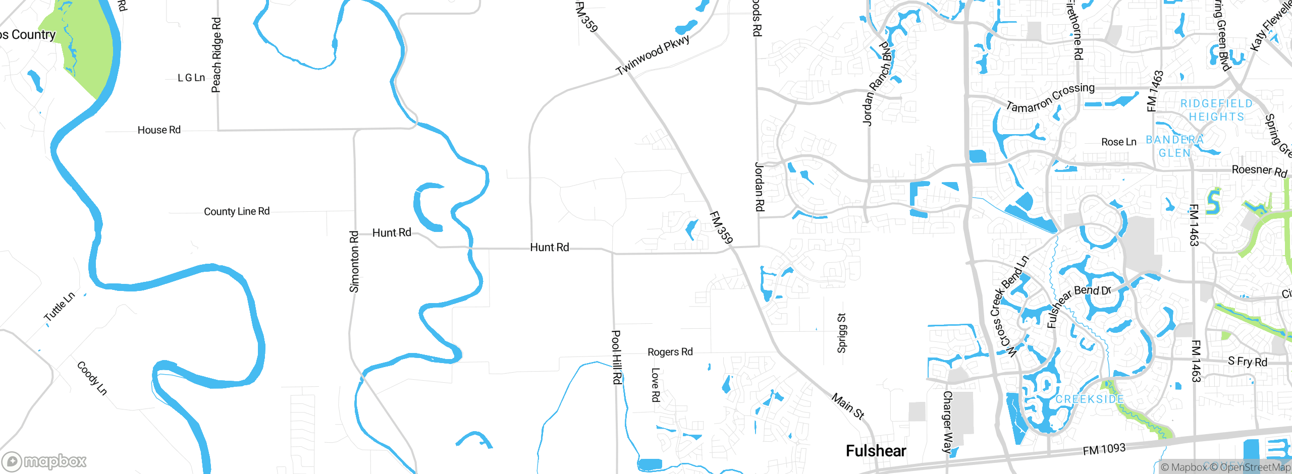 Map showing approximate location