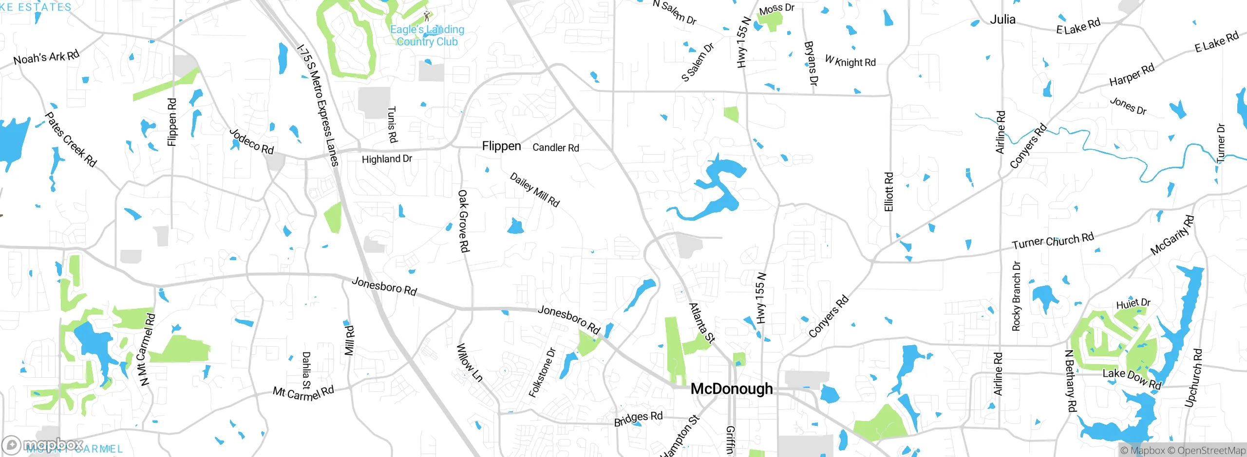 Map showing approximate location
